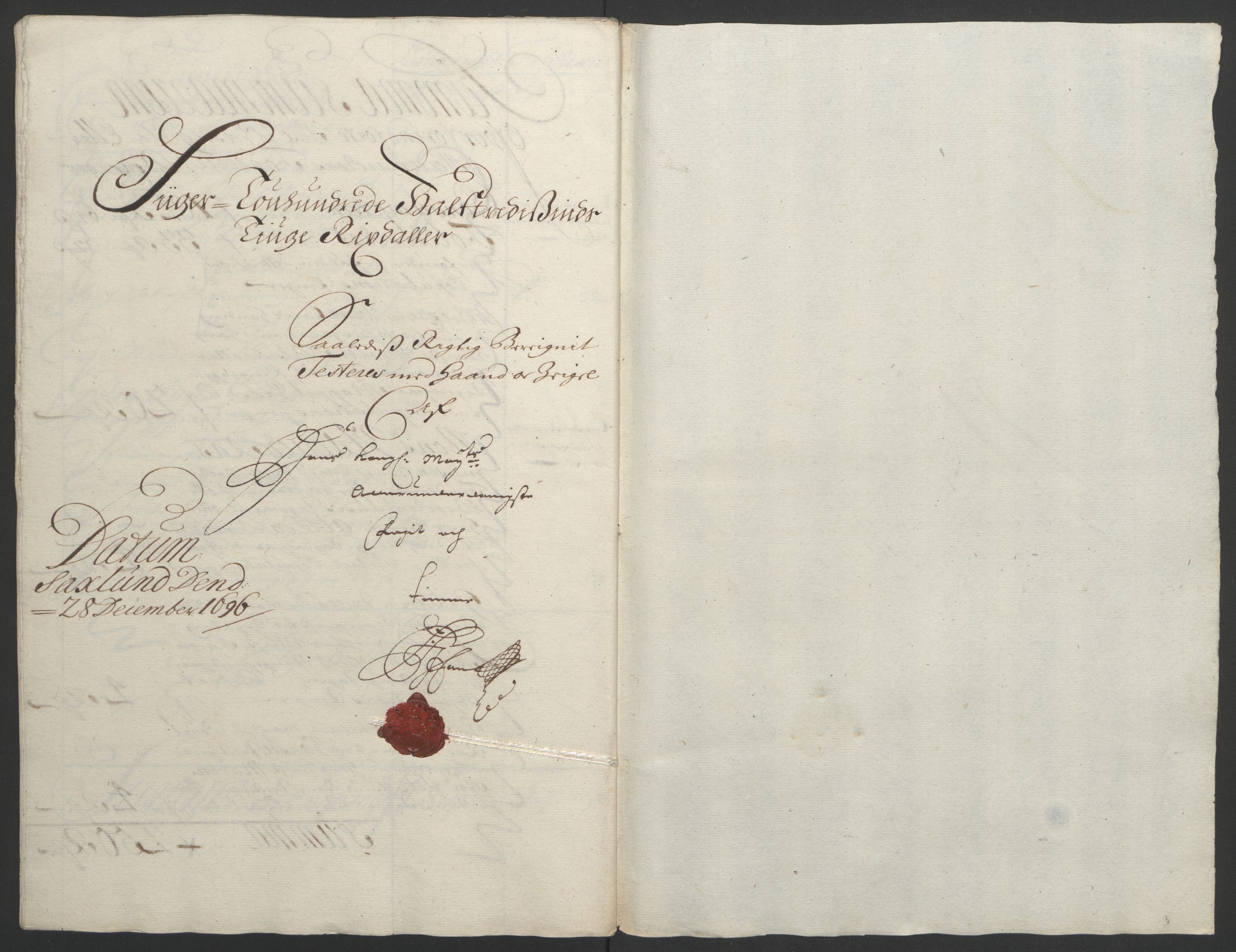 Rentekammeret inntil 1814, Reviderte regnskaper, Fogderegnskap, AV/RA-EA-4092/R16/L1036: Fogderegnskap Hedmark, 1695-1696, s. 364