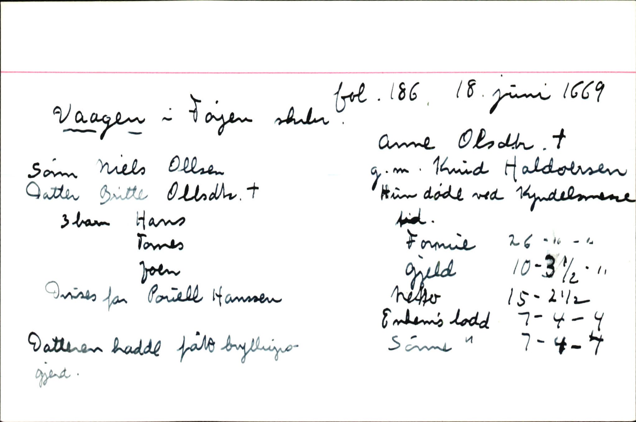 Skiftekort ved Statsarkivet i Bergen, SAB/SKIFTEKORT/004/L0001: Skifteprotokoll nr. 1-2, 1668-1699, s. 97