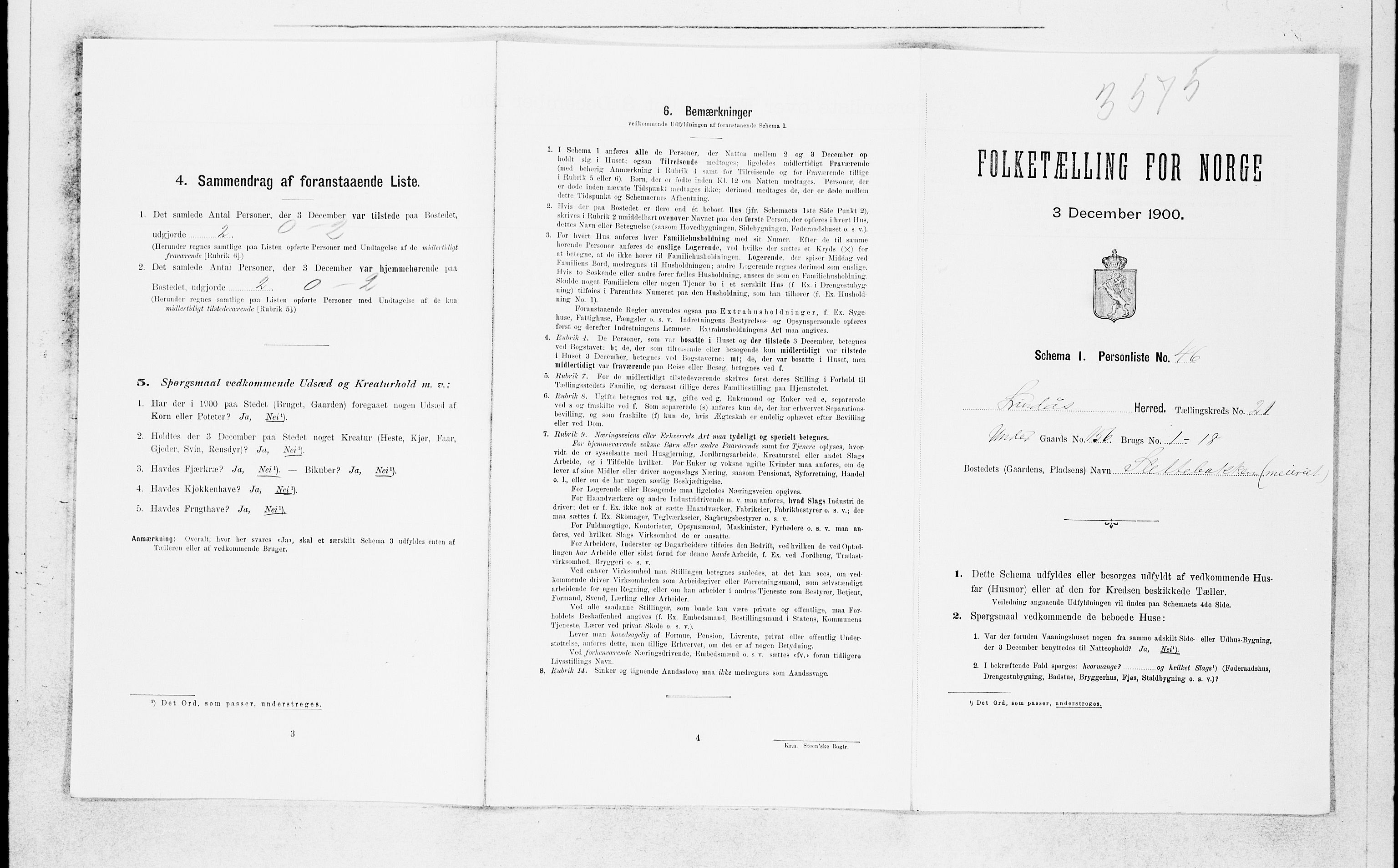 SAB, Folketelling 1900 for 1263 Lindås herred, 1900, s. 1730