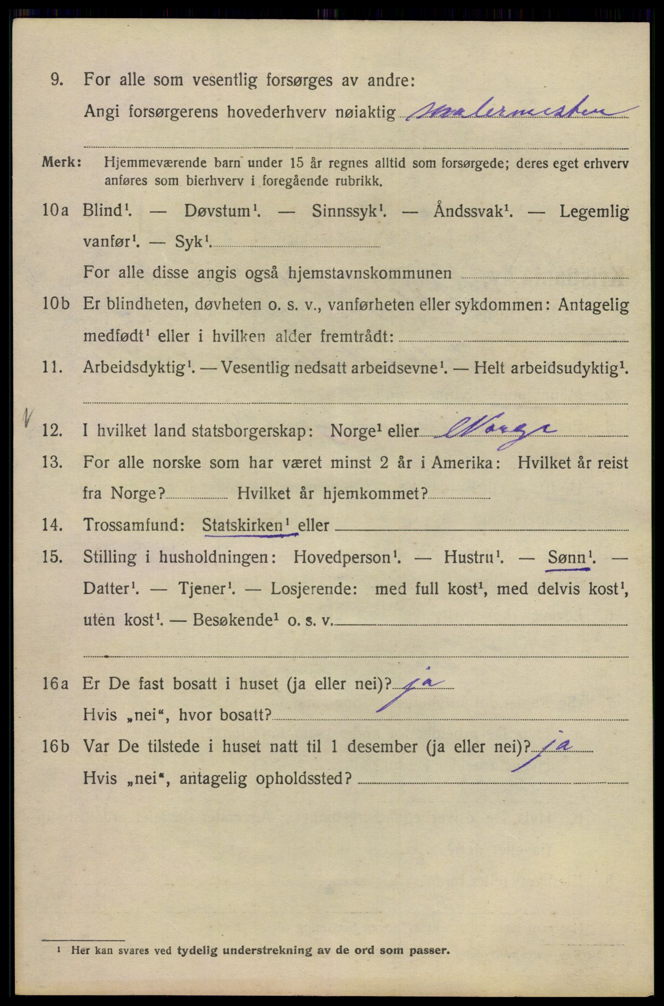 SAO, Folketelling 1920 for 0301 Kristiania kjøpstad, 1920, s. 581608