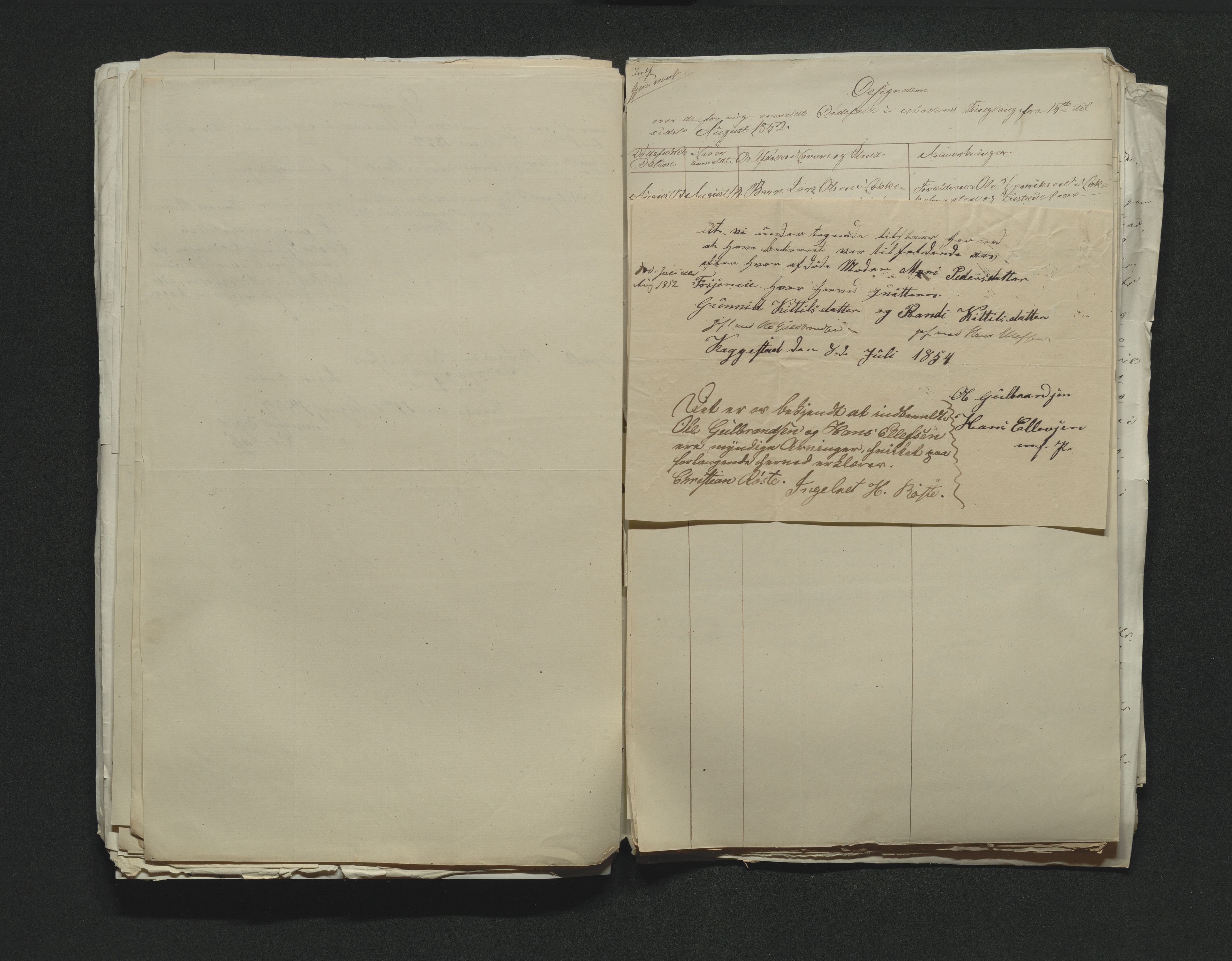 Eiker, Modum og Sigdal sorenskriveri, AV/SAKO-A-123/H/Ha/Hab/L0008: Dødsfallsmeldinger, 1850-1853