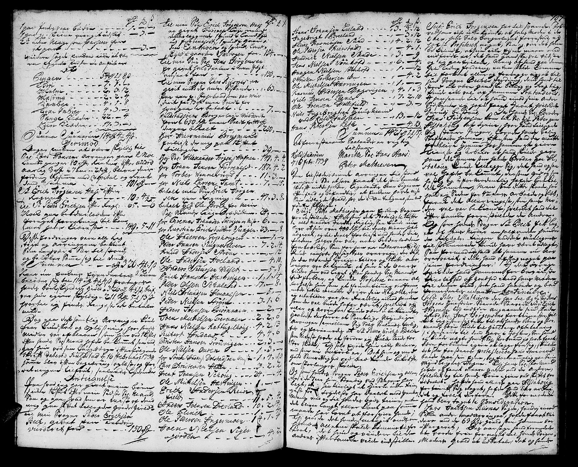 Helgeland sorenskriveri, SAT/A-0004/3/3A/L0012: Skifteprotokoll 8A, 1738-1740, s. 106b-107a
