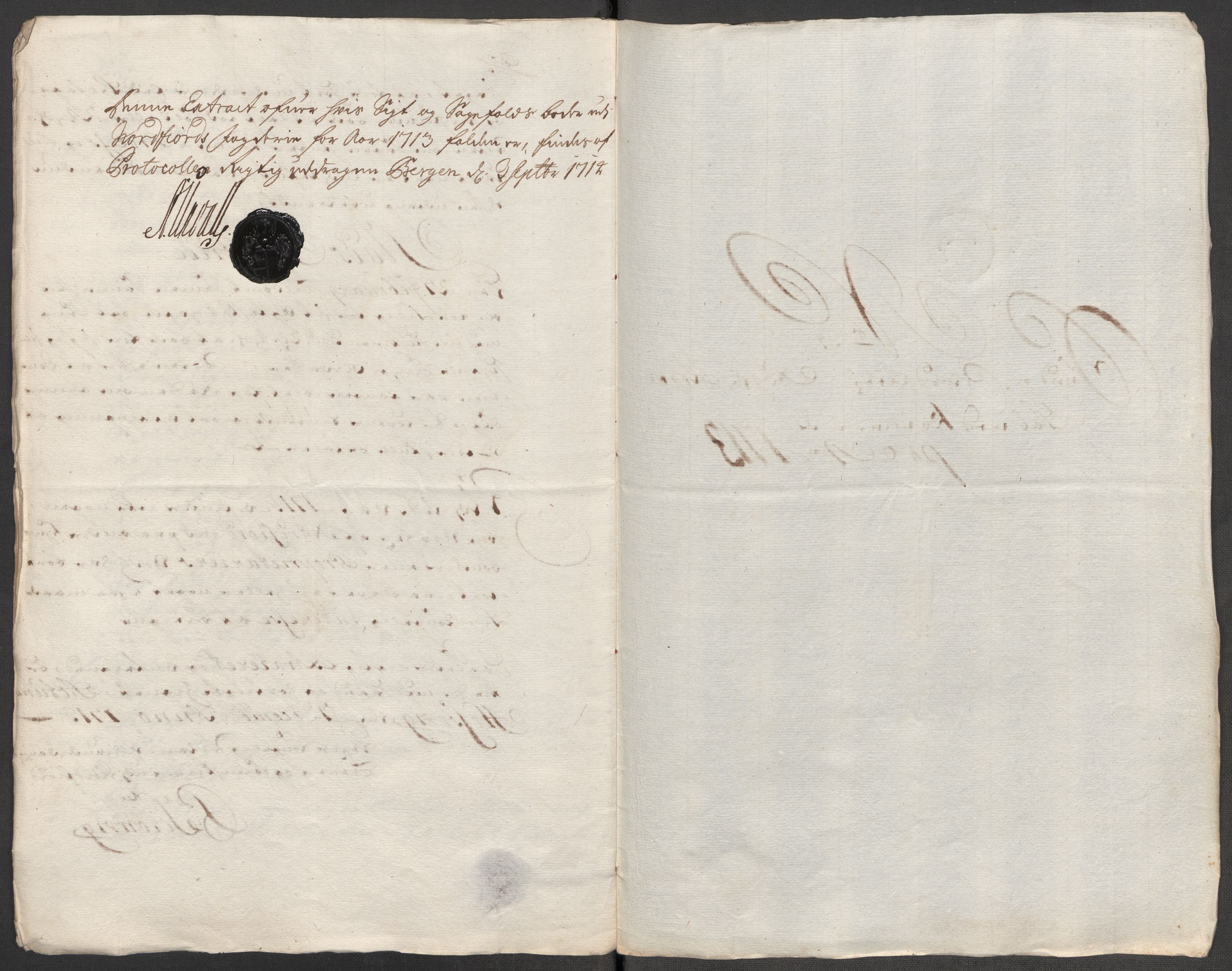 Rentekammeret inntil 1814, Reviderte regnskaper, Fogderegnskap, RA/EA-4092/R53/L3437: Fogderegnskap Sunn- og Nordfjord, 1713, s. 311