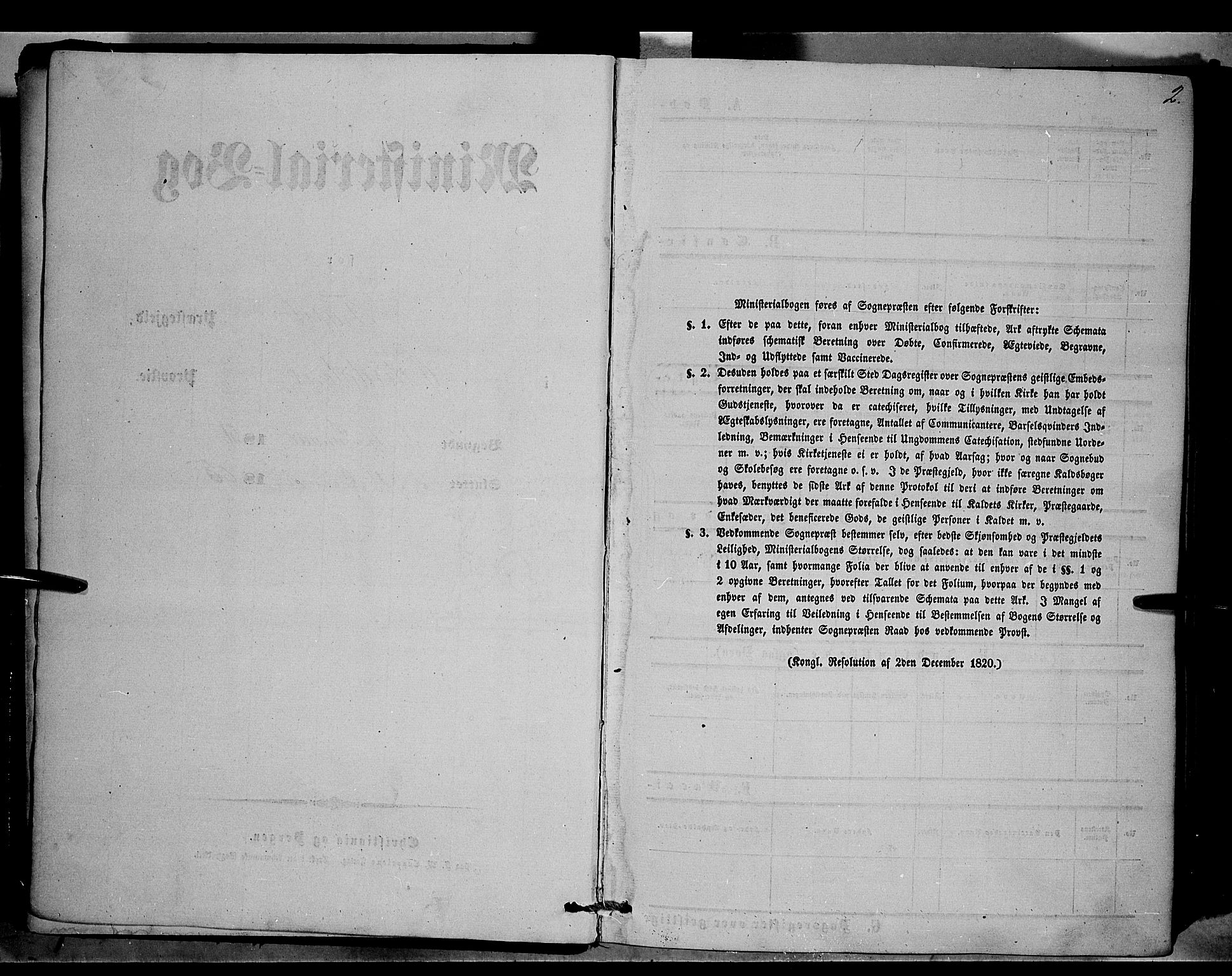 Trysil prestekontor, SAH/PREST-046/H/Ha/Haa/L0005: Ministerialbok nr. 5, 1851-1865, s. 2