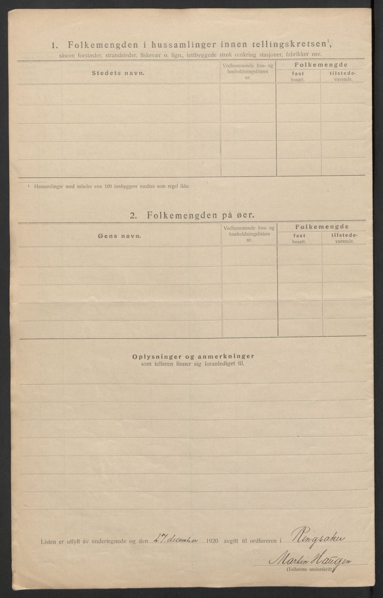 SAH, Folketelling 1920 for 0412 Ringsaker herred, 1920, s. 17