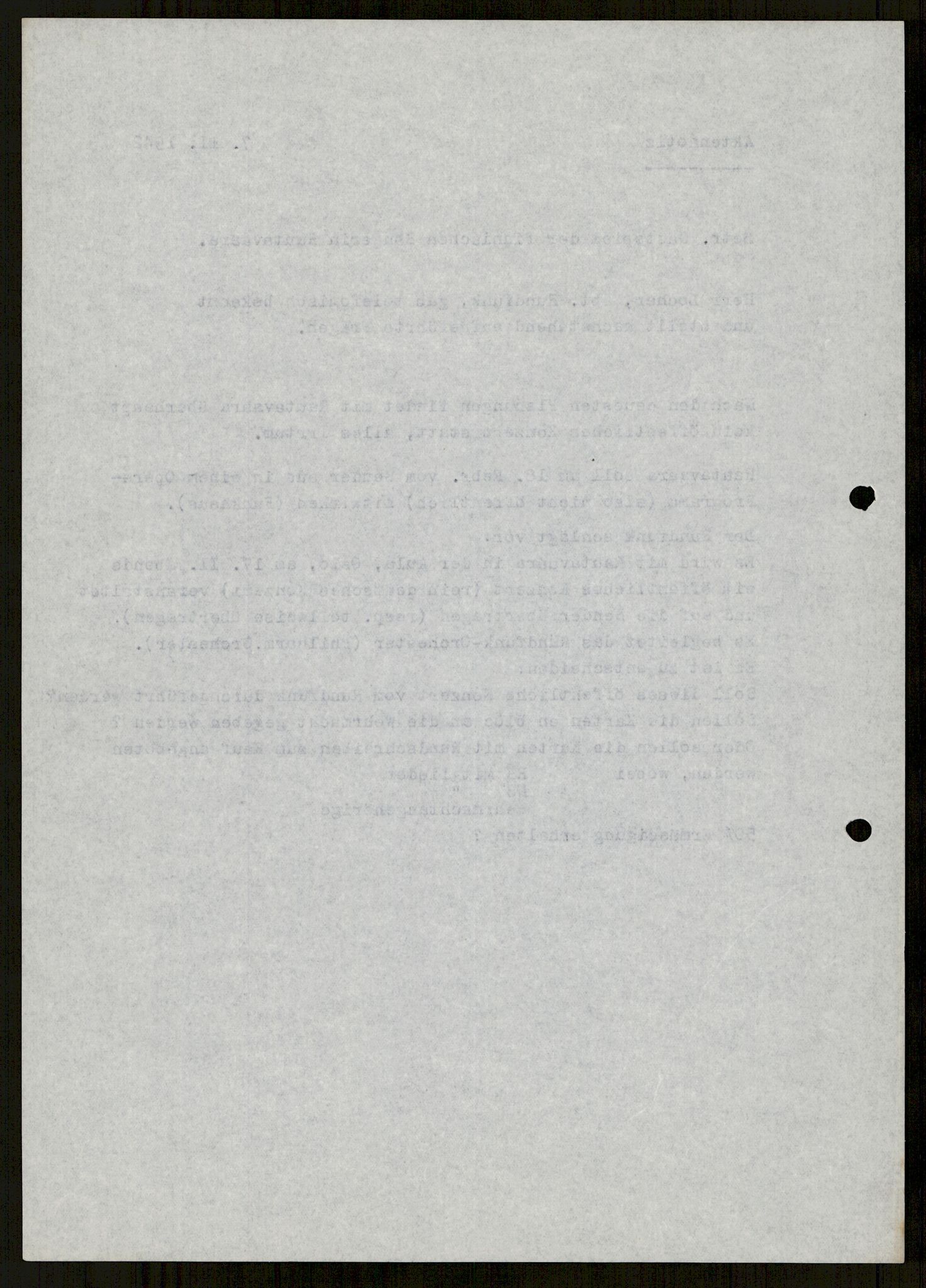 Tyske arkiver, Reichskommissariat, AV/RA-RAFA-2174/E/Ei/L0002/0001: Dokumentsamling / Aulikki Rautavaara , 1942, s. 9
