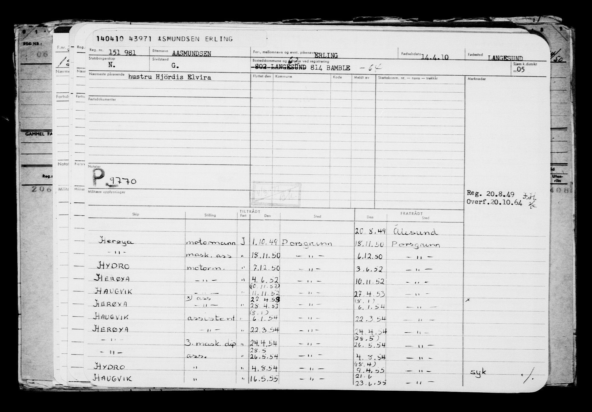 Direktoratet for sjømenn, AV/RA-S-3545/G/Gb/L0089: Hovedkort, 1910, s. 177