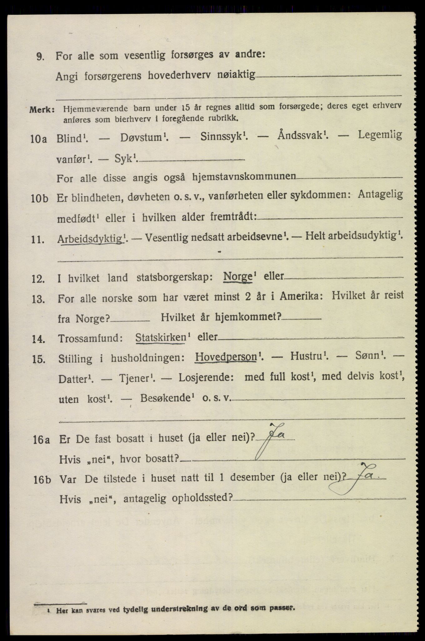 SAK, Folketelling 1920 for 1025 Grindheim herred, 1920, s. 1880