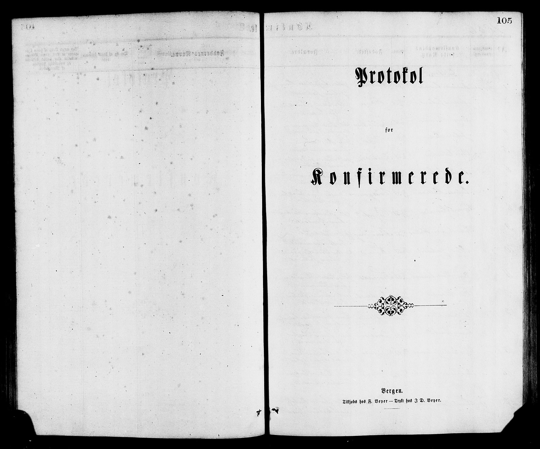 Bremanger sokneprestembete, SAB/A-82201/H/Hab/Haba/L0002: Klokkerbok nr. A 2, 1866-1889, s. 105