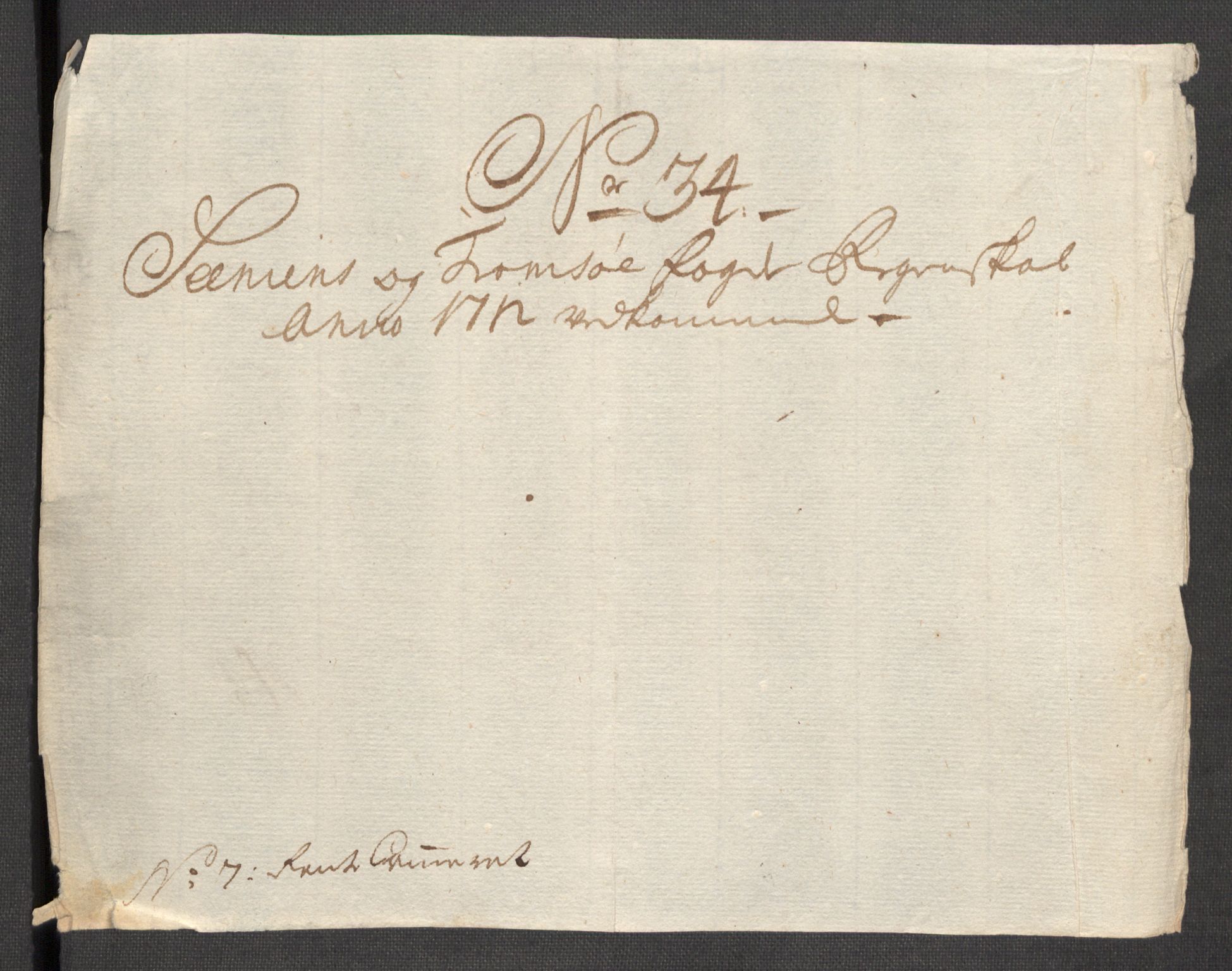 Rentekammeret inntil 1814, Reviderte regnskaper, Fogderegnskap, AV/RA-EA-4092/R68/L4758: Fogderegnskap Senja og Troms, 1711-1712, s. 442