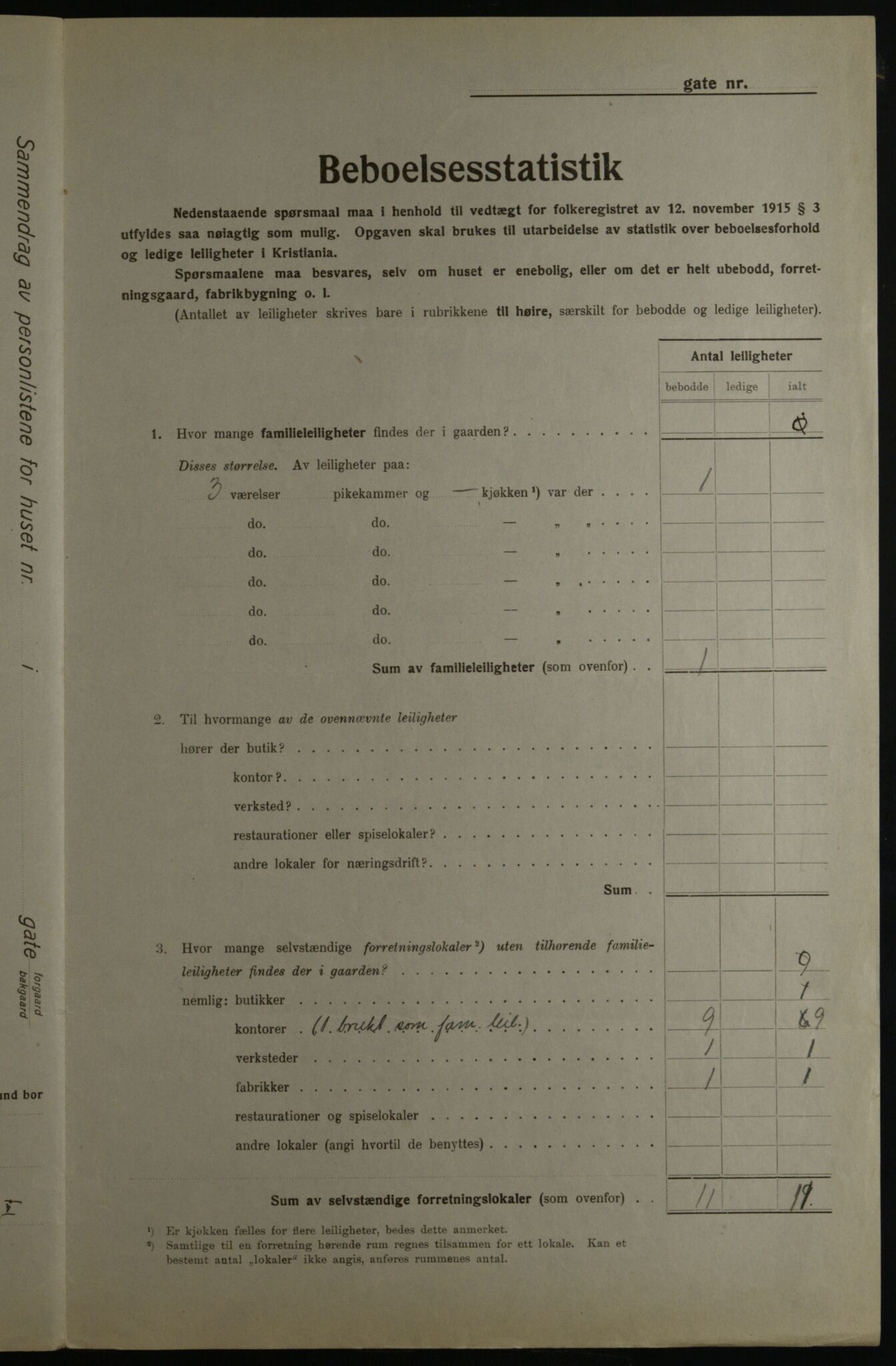 OBA, Kommunal folketelling 1.12.1923 for Kristiania, 1923, s. 125645