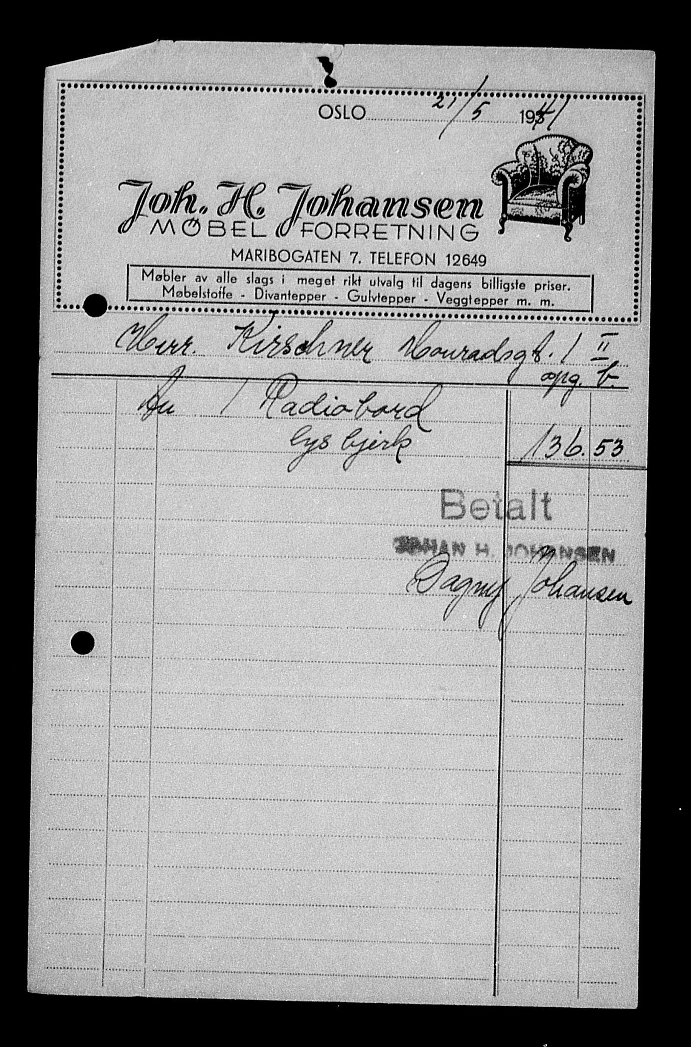 Justisdepartementet, Tilbakeføringskontoret for inndratte formuer, AV/RA-S-1564/H/Hc/Hcc/L0951: --, 1945-1947, s. 328