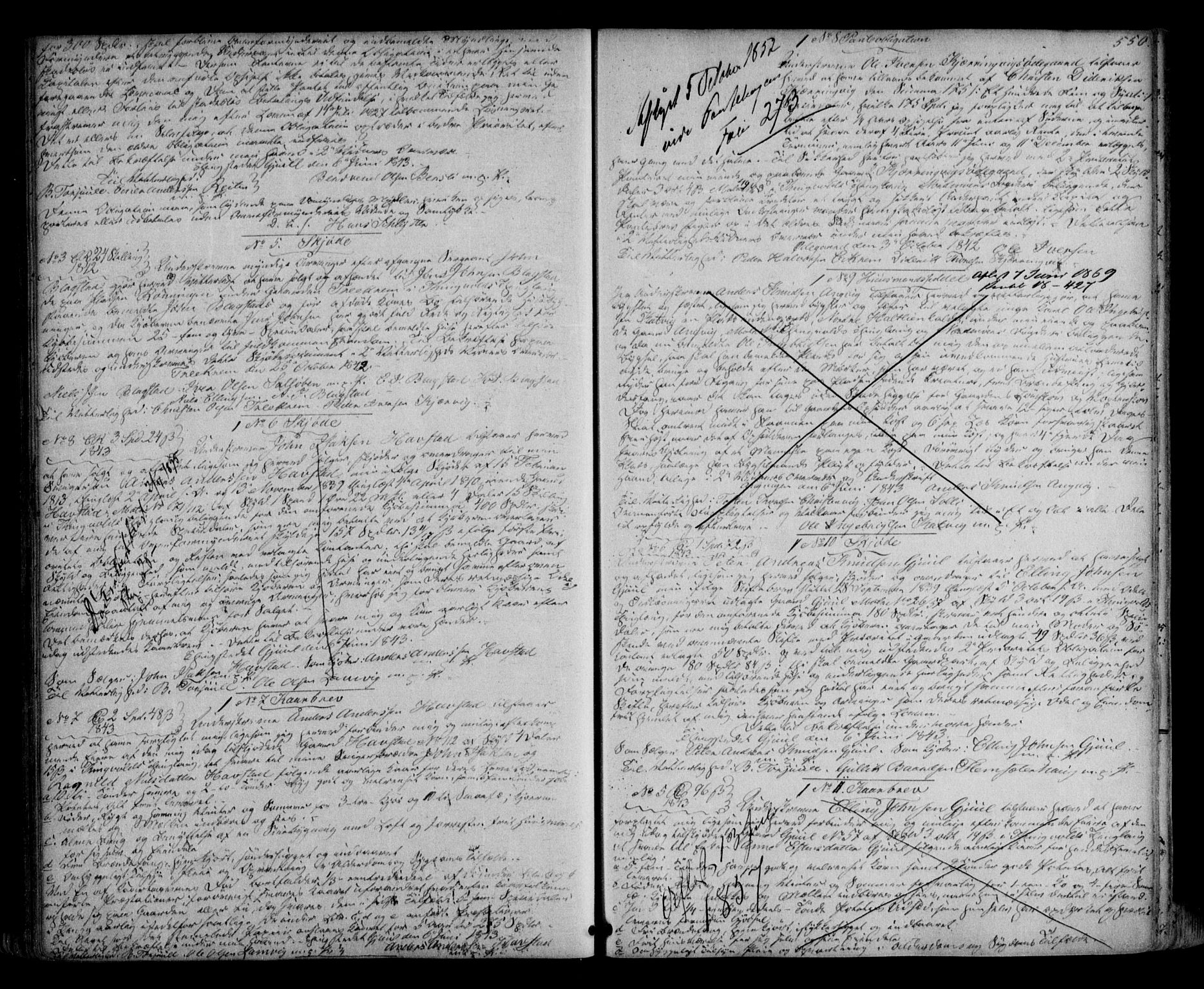 Nordmøre sorenskriveri, SAT/A-4132/1/2/2Ca/L0018: Pantebok nr. 11b, 1842-1845, s. 550