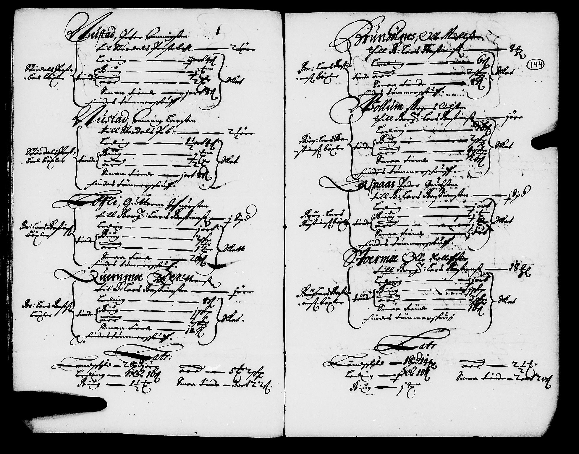 Rentekammeret inntil 1814, Realistisk ordnet avdeling, AV/RA-EA-4070/N/Nb/Nba/L0054: Stjørdal len, 1669, s. 193b-194a