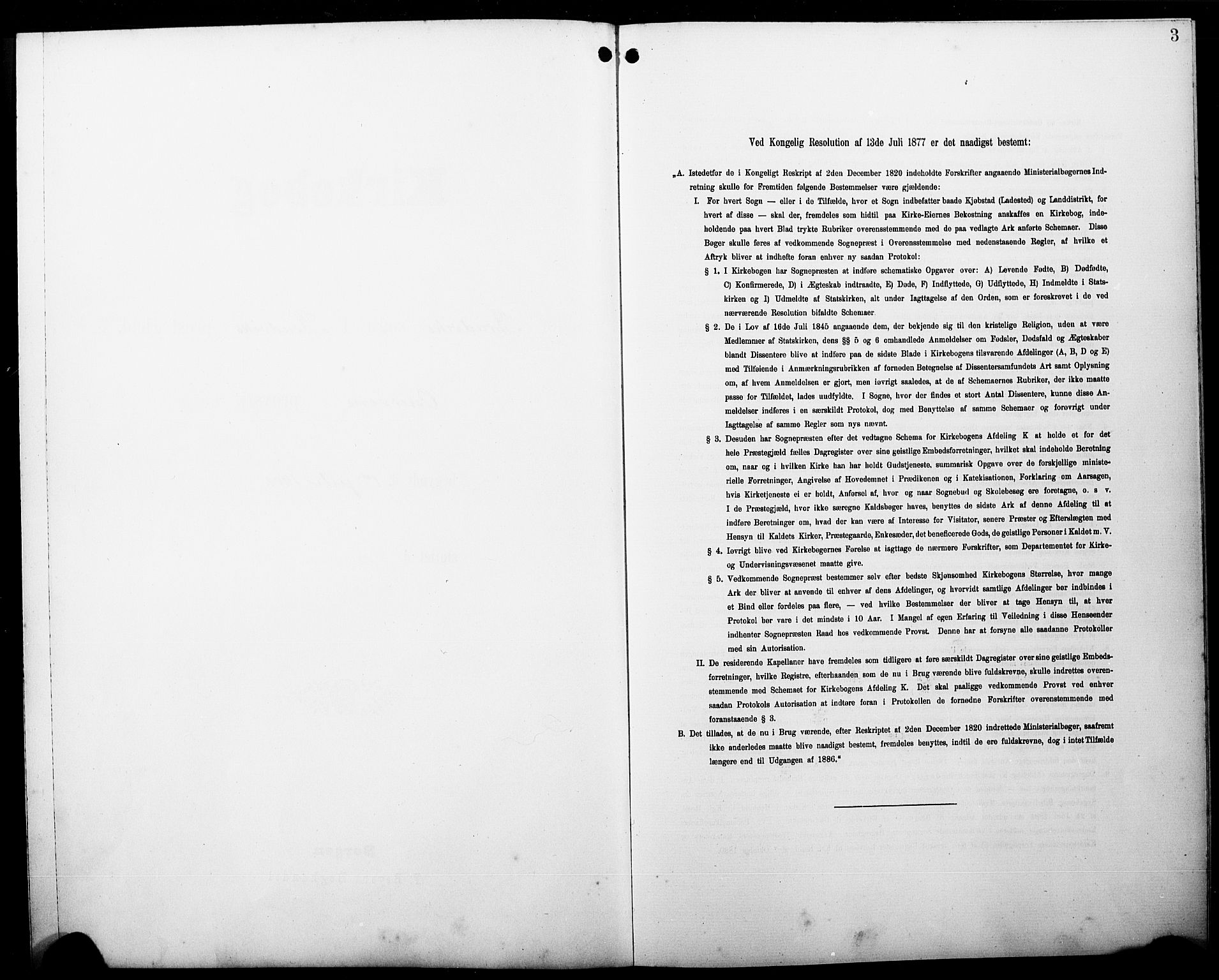 Bruvik Sokneprestembete, SAB/A-74701/H/Hab: Klokkerbok nr. A 3, 1901-1928, s. 3