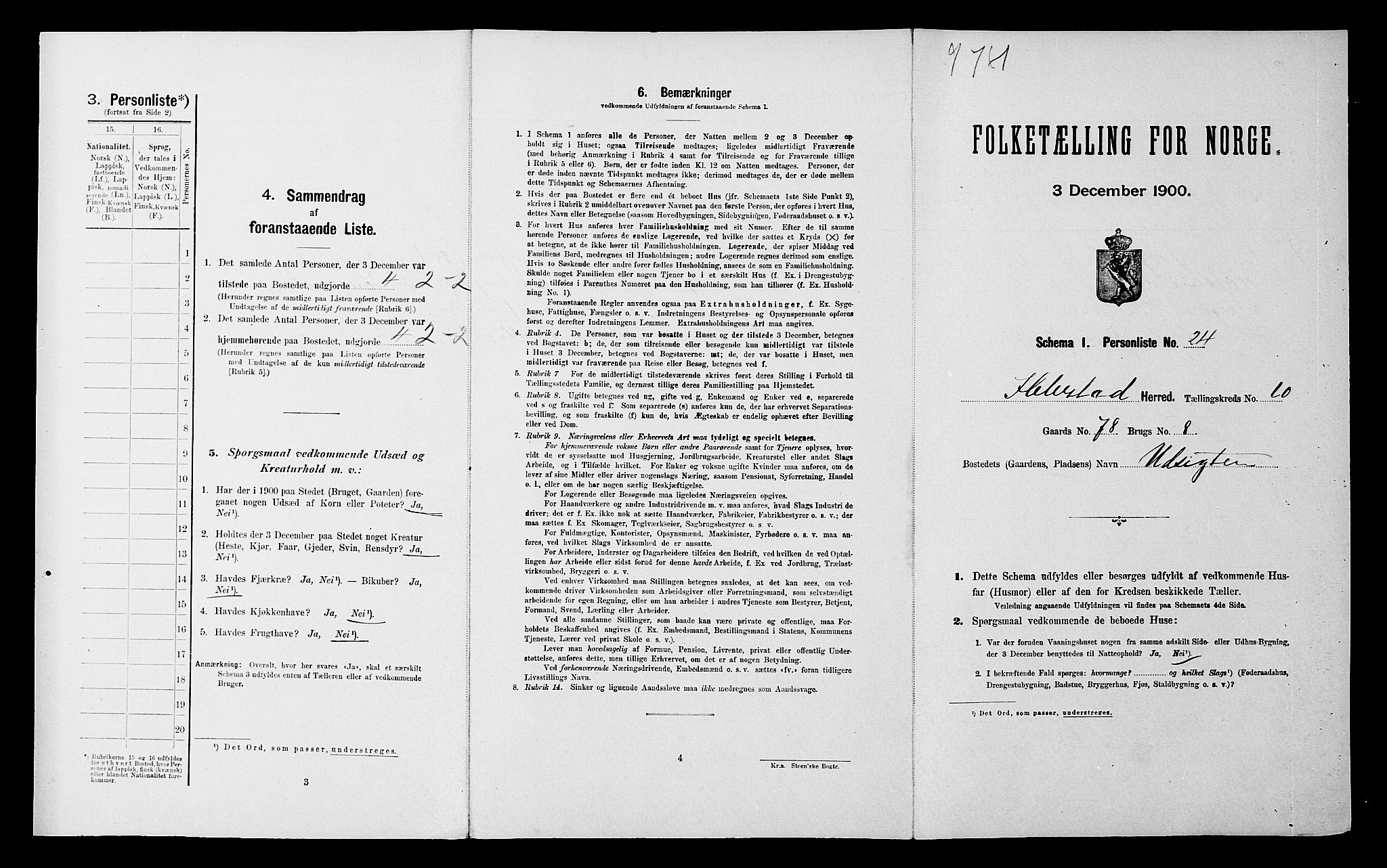 SATØ, Folketelling 1900 for 1917 Ibestad herred, 1900, s. 1298