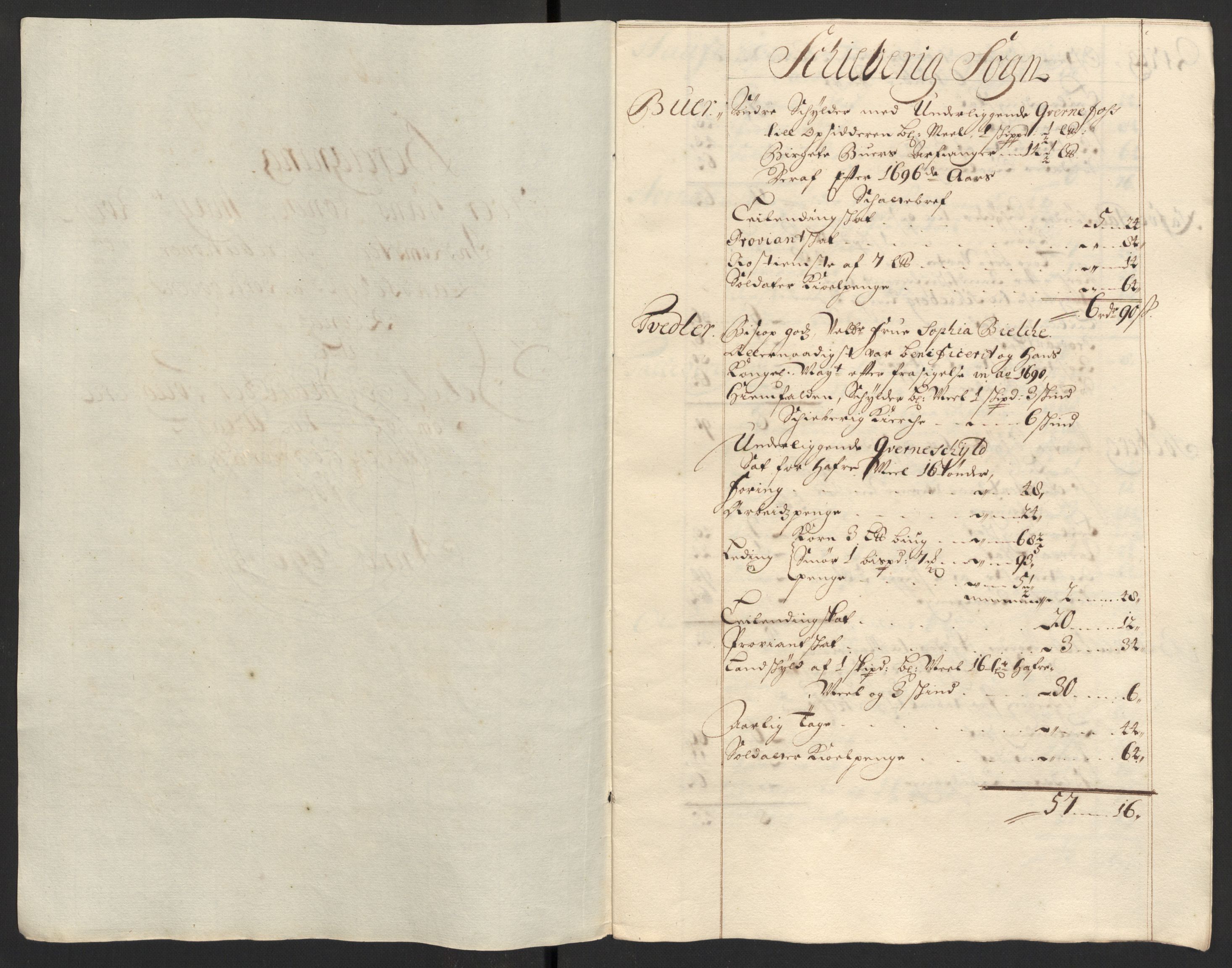 Rentekammeret inntil 1814, Reviderte regnskaper, Fogderegnskap, RA/EA-4092/R01/L0013: Fogderegnskap Idd og Marker, 1696-1698, s. 137