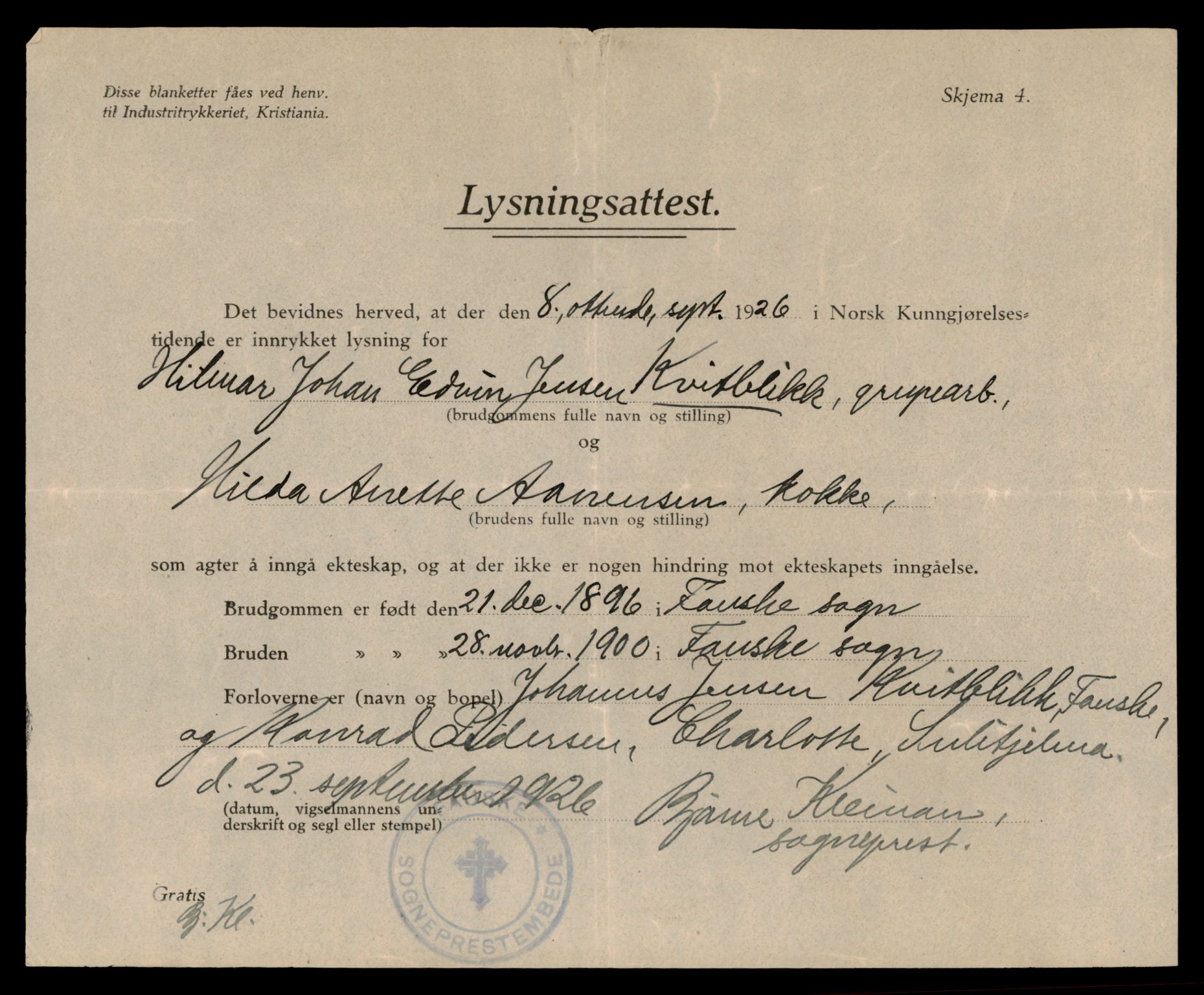 Salten sorenskriveri, SAT/A-4578/1/6/6D/L0009: Lysingsbok, 1919-1928, s. 287