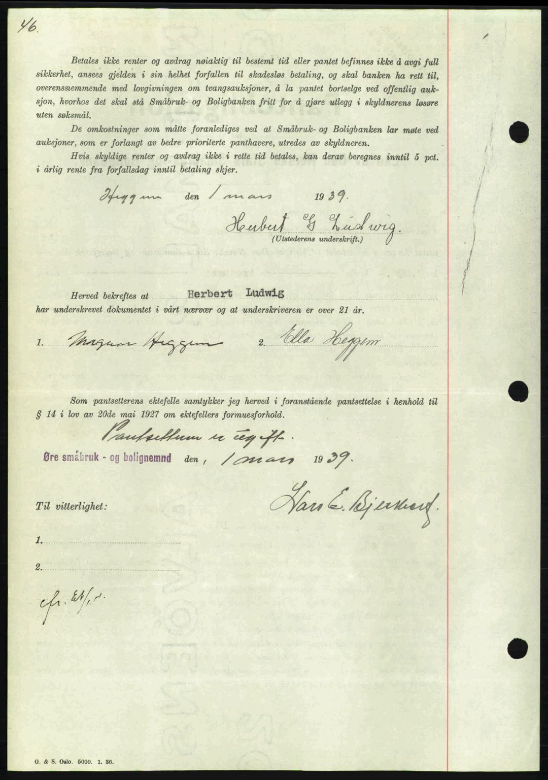 Nordmøre sorenskriveri, AV/SAT-A-4132/1/2/2Ca: Pantebok nr. B85, 1939-1939, Dagboknr: 832/1939