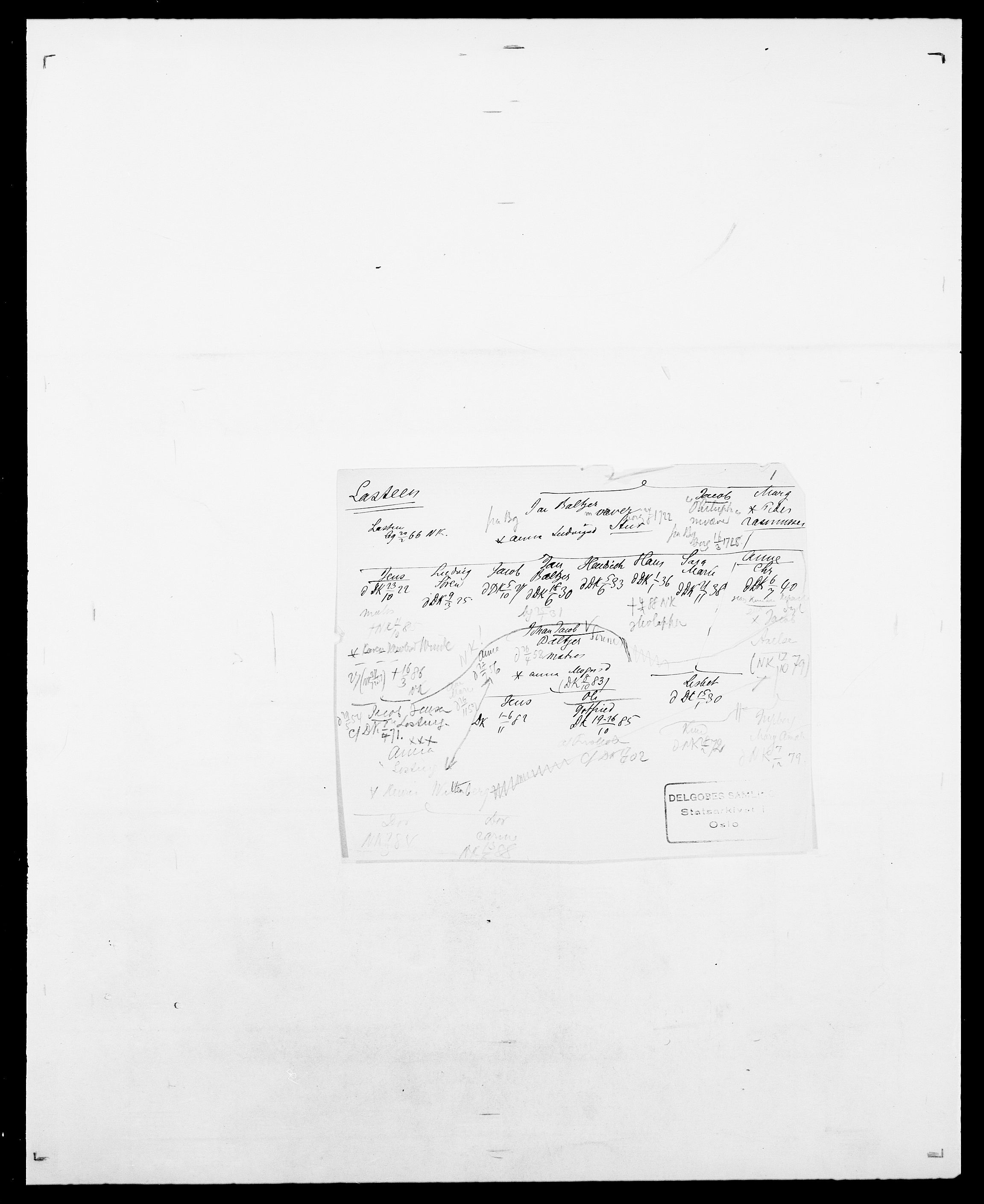 Delgobe, Charles Antoine - samling, SAO/PAO-0038/D/Da/L0022: Krog - Lasteen, s. 838