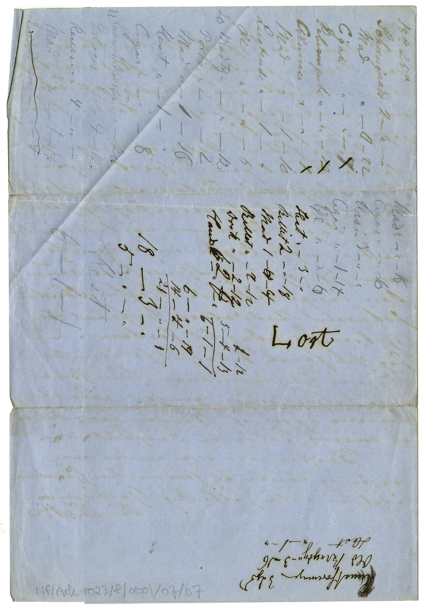 Diderik Maria Aalls brevsamling, NF/Ark-1023/F/L0001: D.M. Aalls brevsamling. A - B, 1738-1889, s. 45