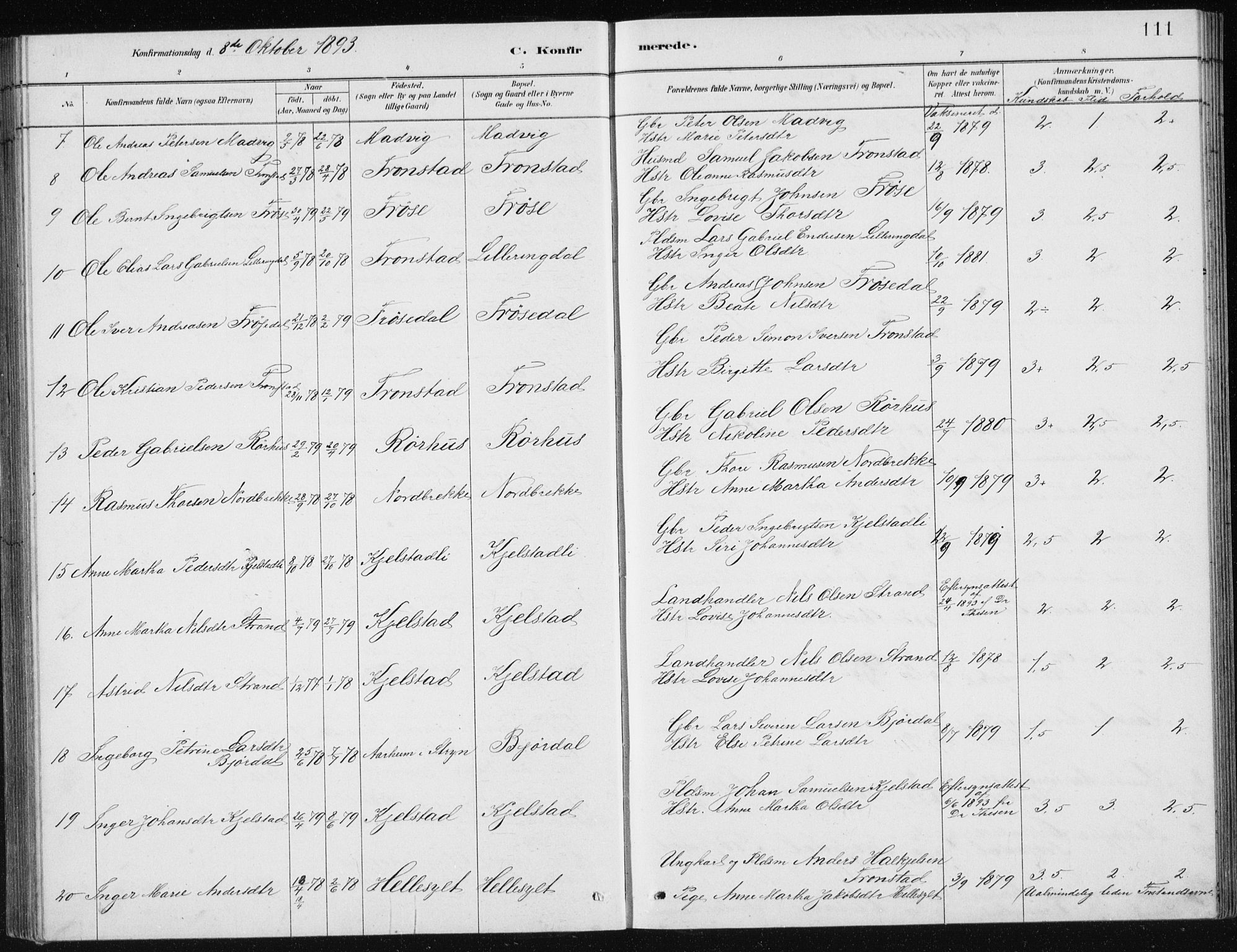 Ministerialprotokoller, klokkerbøker og fødselsregistre - Møre og Romsdal, AV/SAT-A-1454/517/L0230: Klokkerbok nr. 517C03, 1879-1912, s. 111