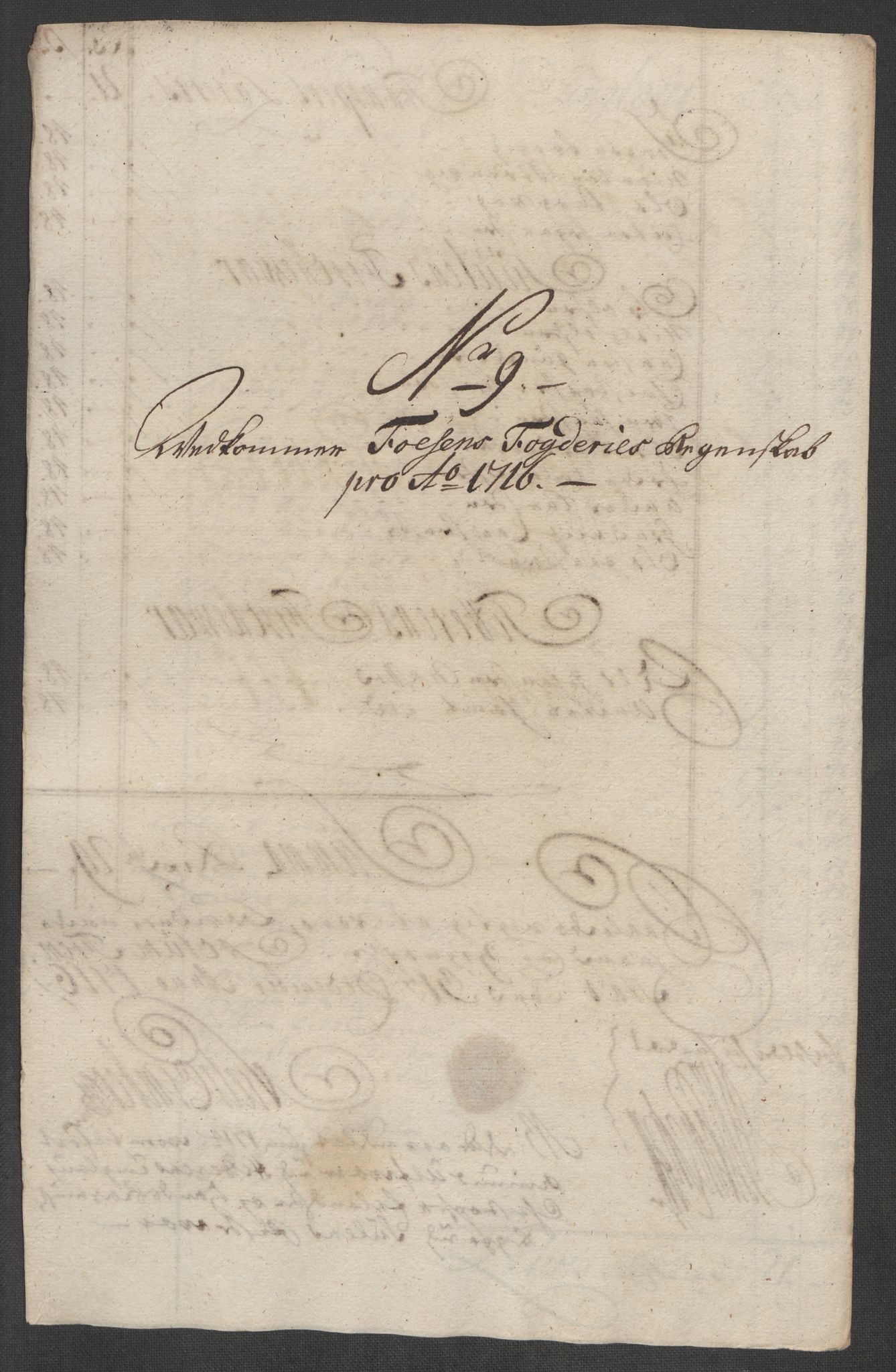 Rentekammeret inntil 1814, Reviderte regnskaper, Fogderegnskap, AV/RA-EA-4092/R57/L3864: Fogderegnskap Fosen, 1716, s. 119