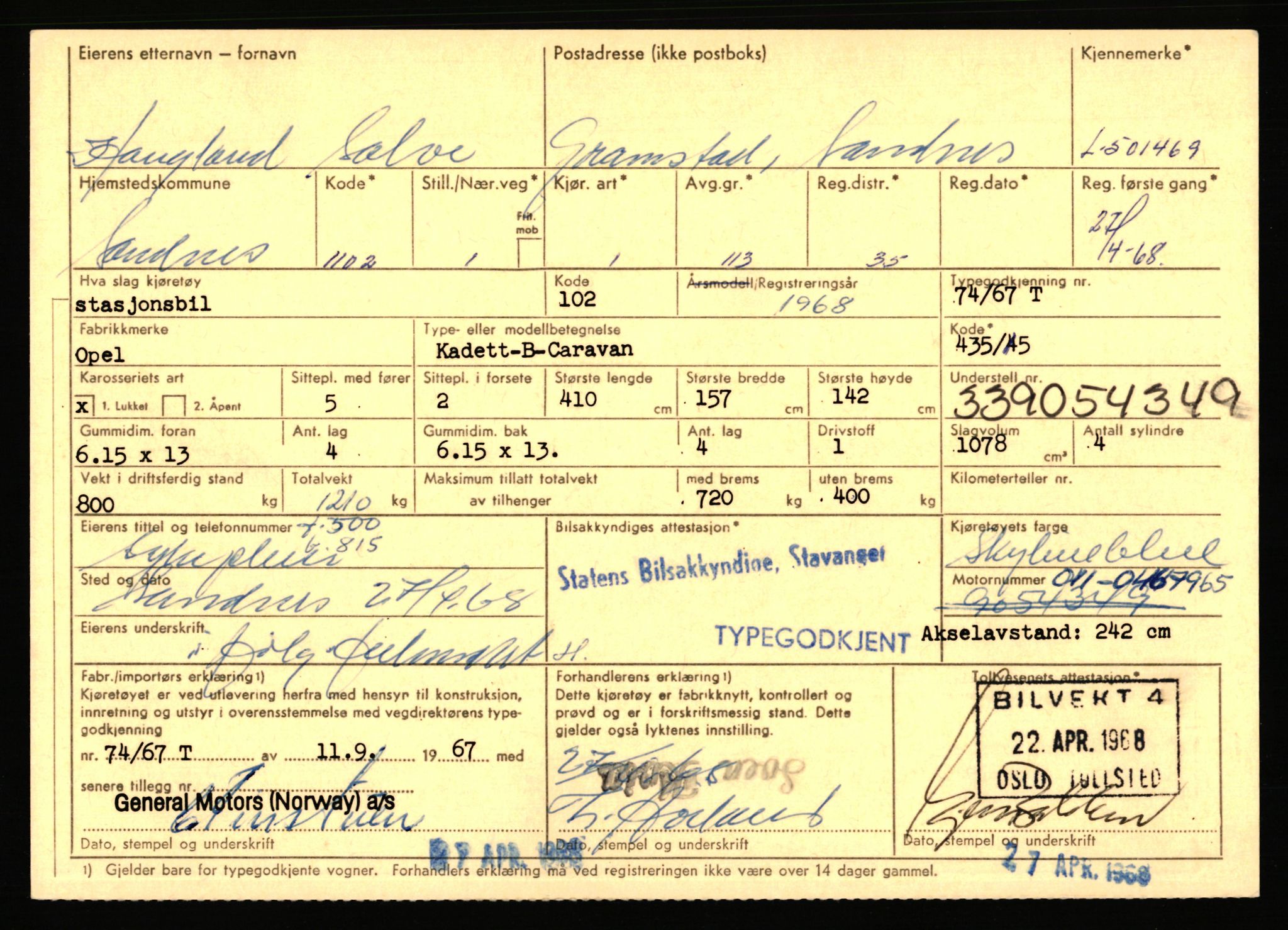 Stavanger trafikkstasjon, AV/SAST-A-101942/0/F/L0077: L-500000 - L-502999, 1930-1971, s. 985