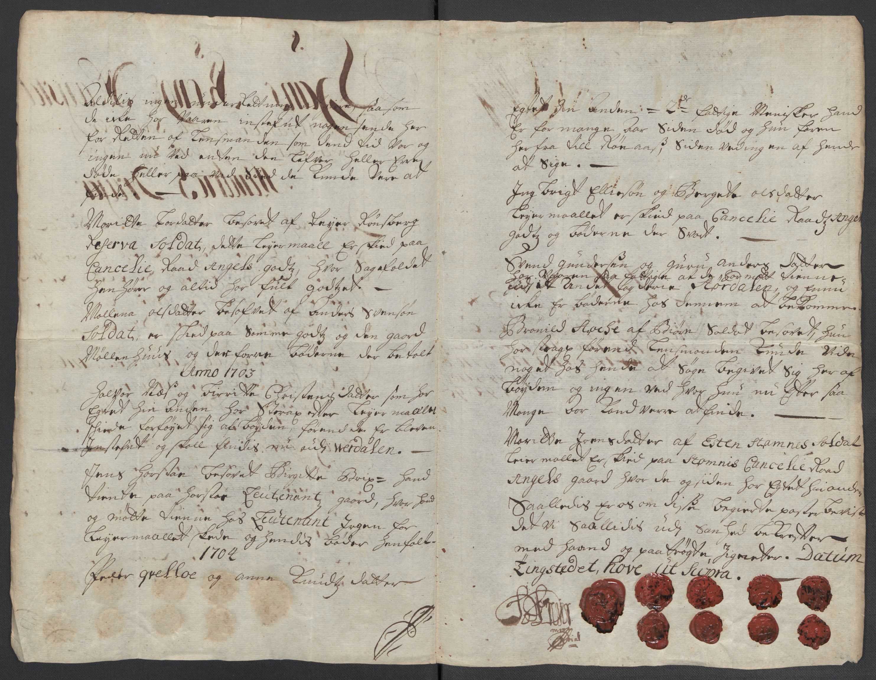Rentekammeret inntil 1814, Reviderte regnskaper, Fogderegnskap, AV/RA-EA-4092/R61/L4111: Fogderegnskap Strinda og Selbu, 1709-1710, s. 290
