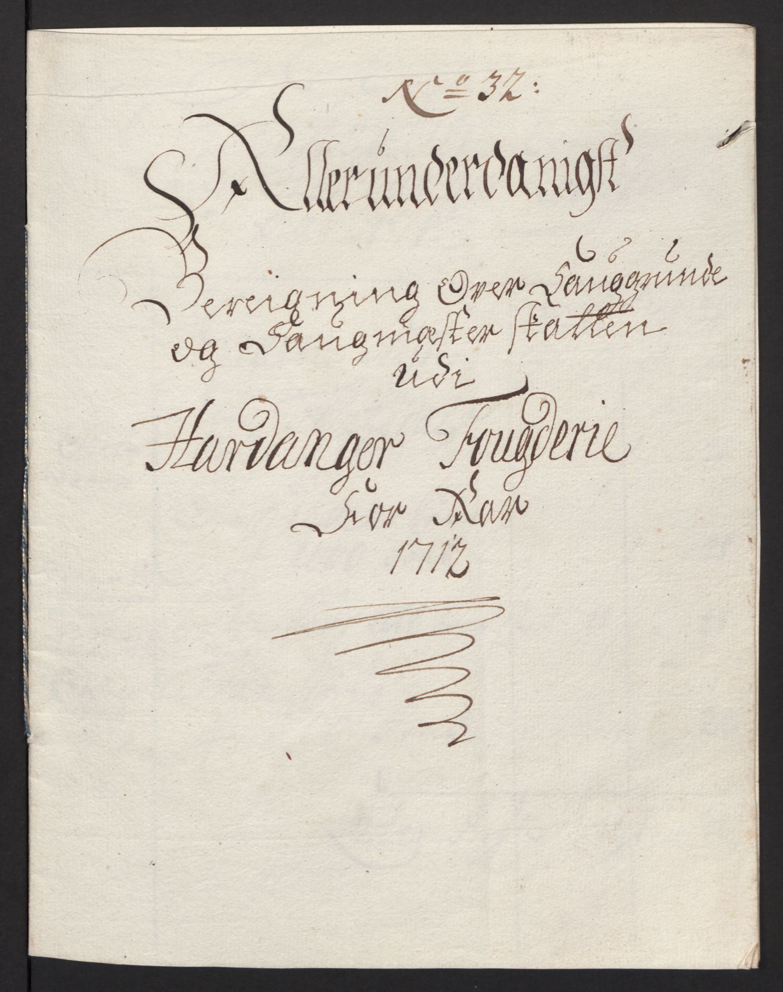 Rentekammeret inntil 1814, Reviderte regnskaper, Fogderegnskap, RA/EA-4092/R48/L2988: Fogderegnskap Sunnhordland og Hardanger, 1712, s. 293