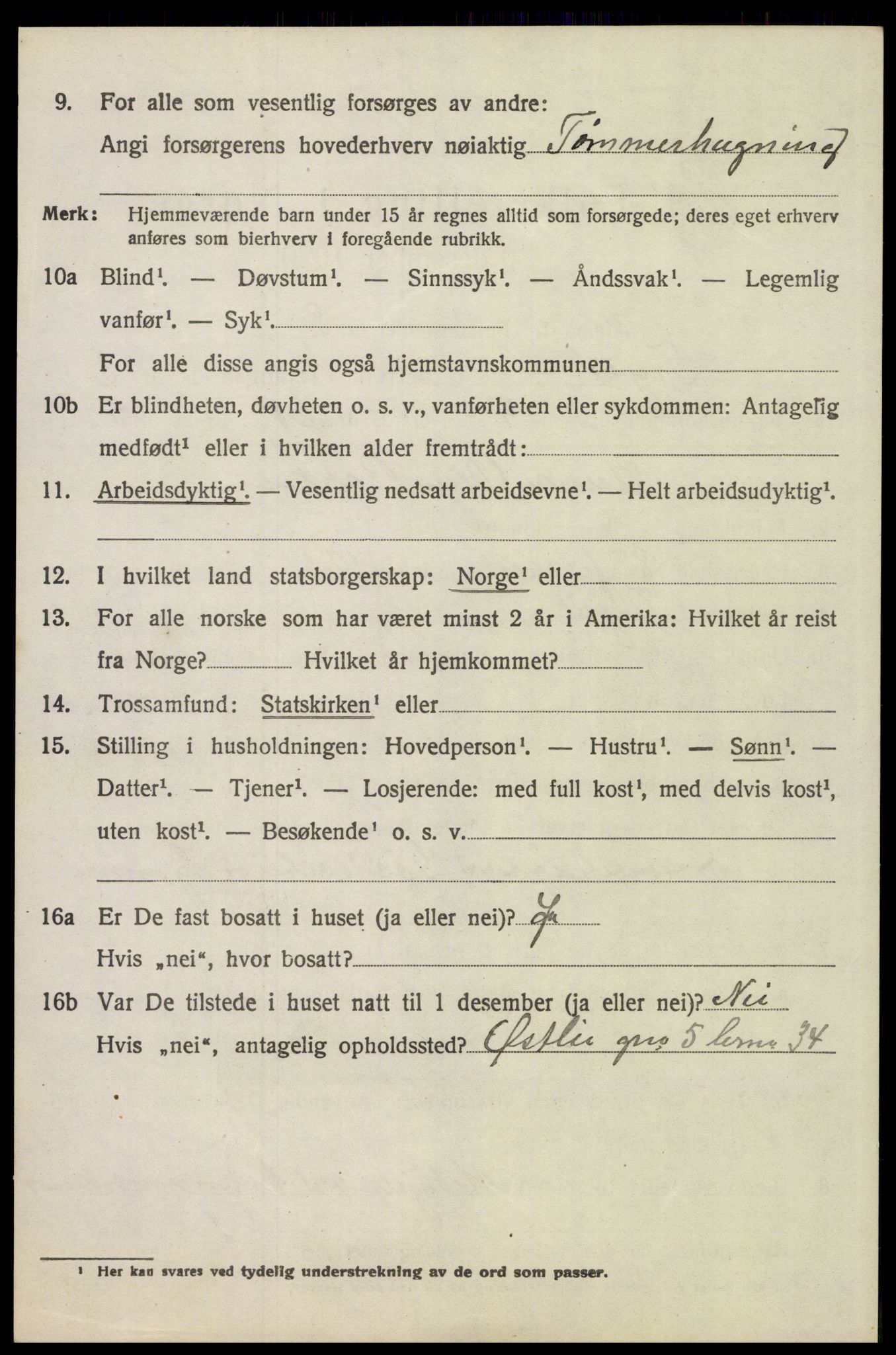 SAH, Folketelling 1920 for 0428 Trysil herred, 1920, s. 3528