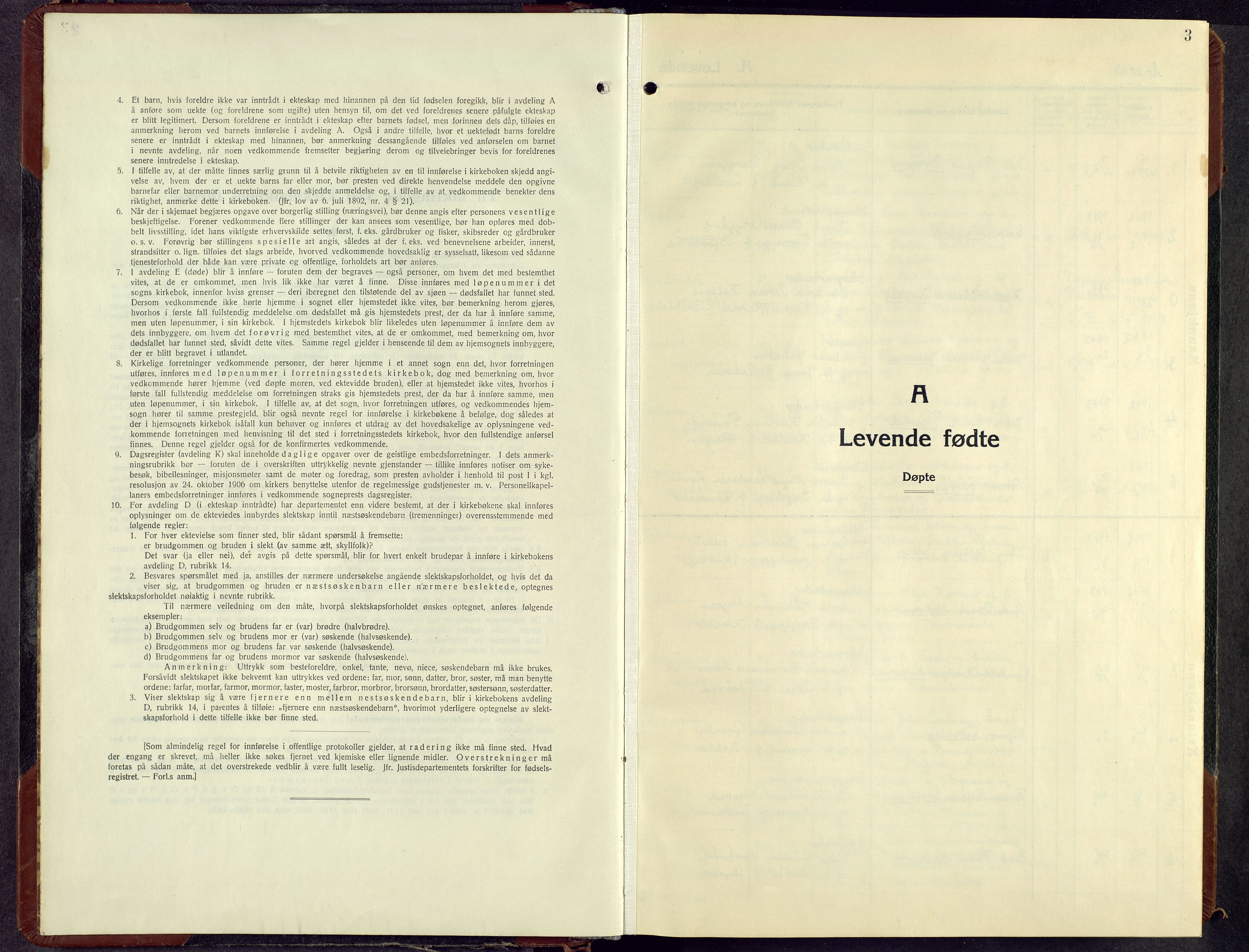 Åsnes prestekontor, AV/SAH-PREST-042/H/Ha/Hab/L0013: Klokkerbok nr. 13, 1943-1966, s. 3
