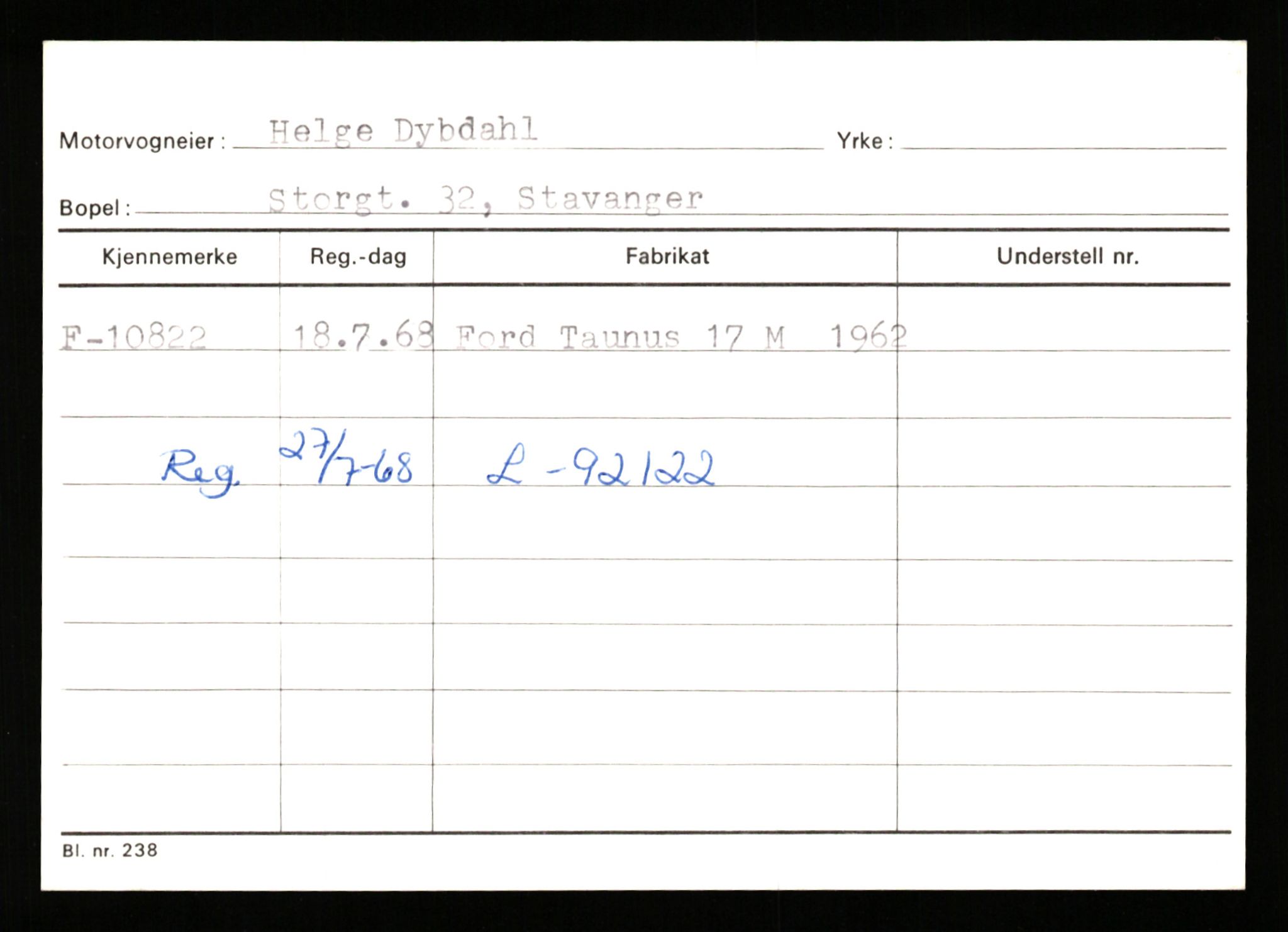 Stavanger trafikkstasjon, AV/SAST-A-101942/0/G/L0003: Registreringsnummer: 10466 - 15496, 1930-1971, s. 343