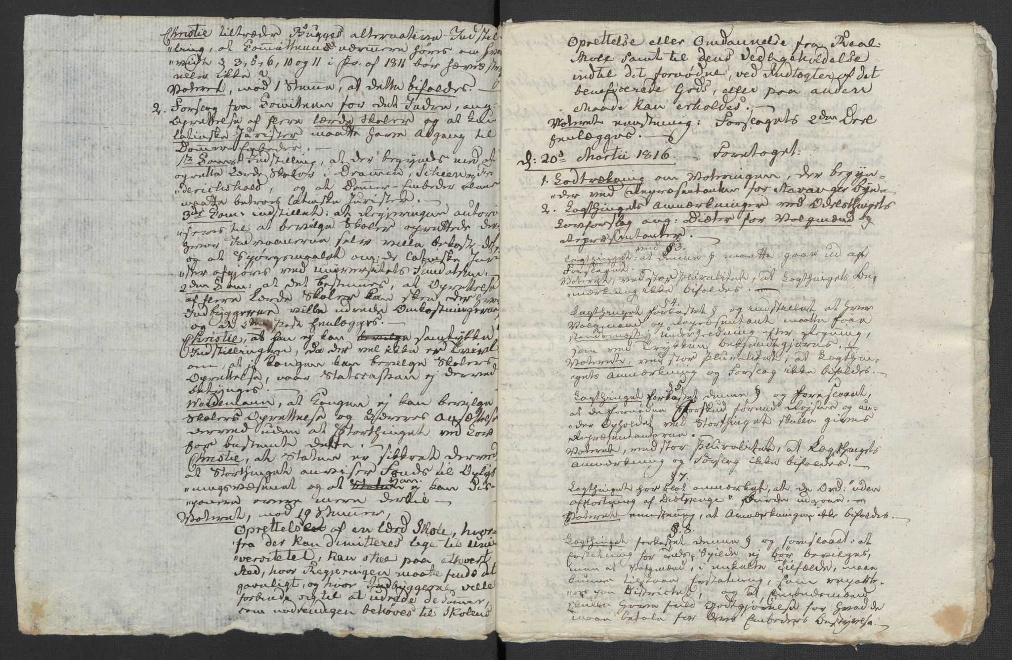 Christie, Wilhelm Frimann Koren, AV/RA-PA-0014/F/L0005: Christies dokumenter fra Stortinget, 1815-1816, s. 780