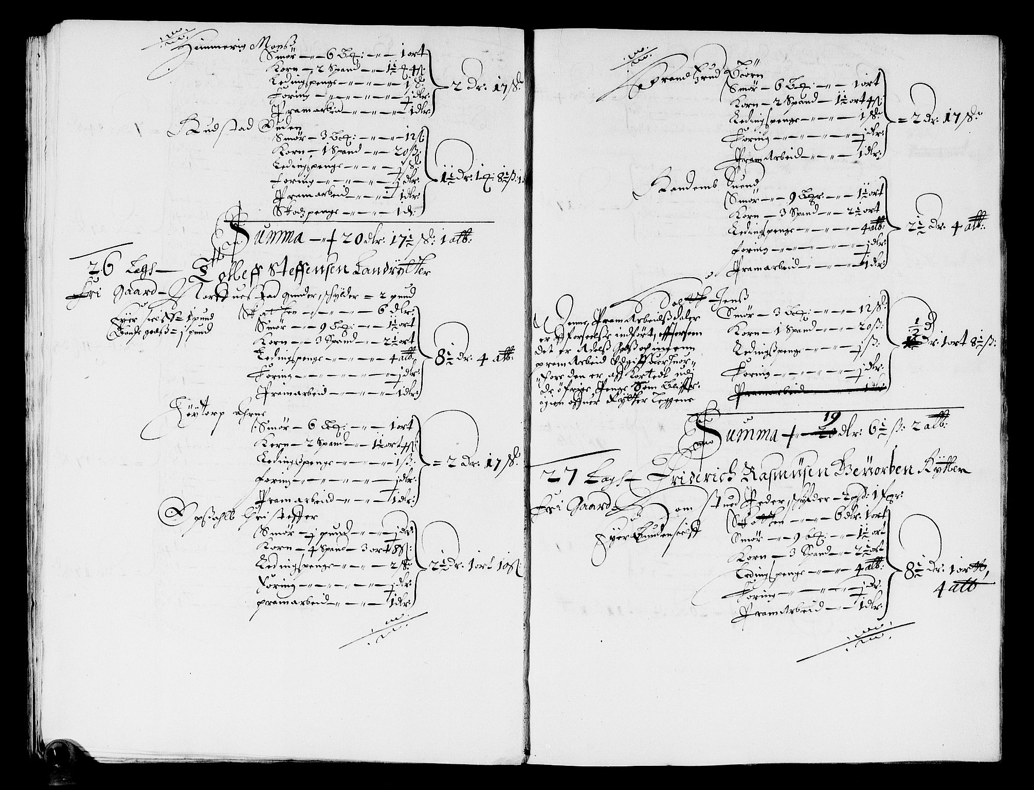 Rentekammeret inntil 1814, Reviderte regnskaper, Stiftamtstueregnskaper, Landkommissariatet på Akershus og Akershus stiftamt, AV/RA-EA-5869/R/Ra/L0029: Landkommissariatet på Akershus, 1665