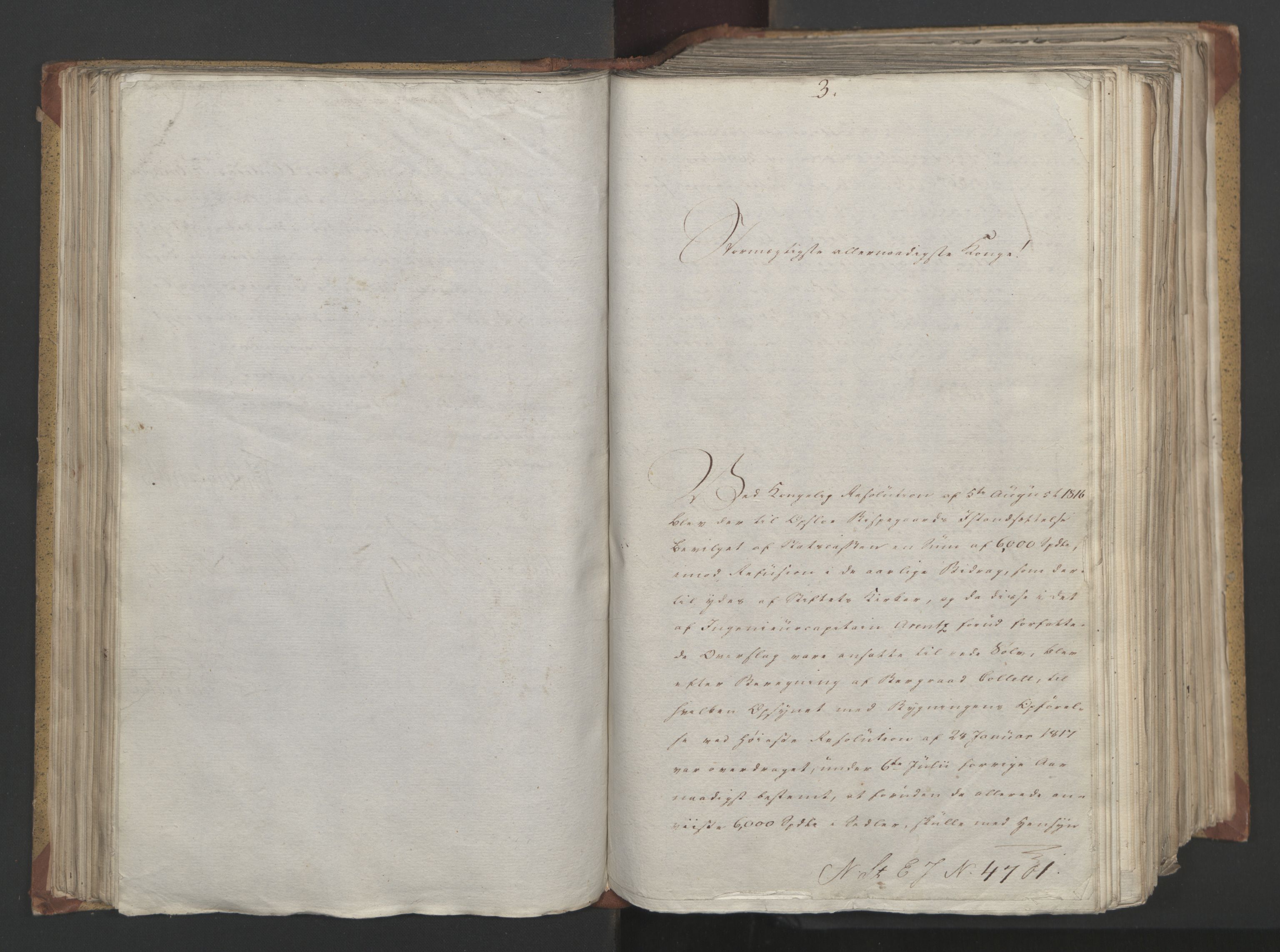 Statsrådsavdelingen i Stockholm, AV/RA-S-1003/D/Da/L0024: Regjeringsinnstillinger nr. 4663-4873, 1820, s. 126
