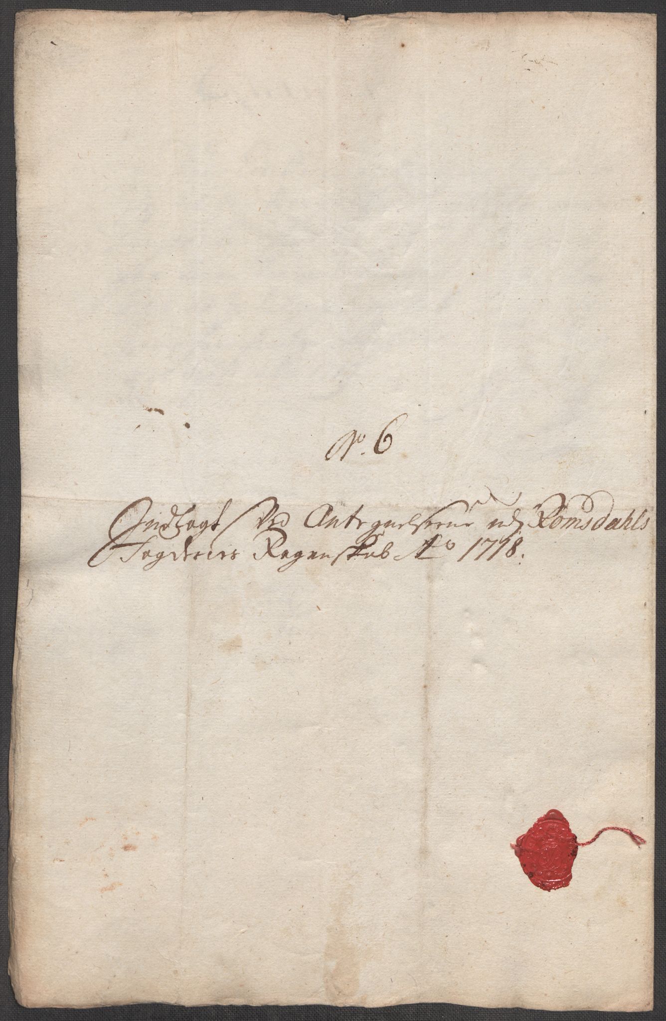 Rentekammeret inntil 1814, Reviderte regnskaper, Fogderegnskap, RA/EA-4092/R55/L3665: Fogderegnskap Romsdal, 1718, s. 263