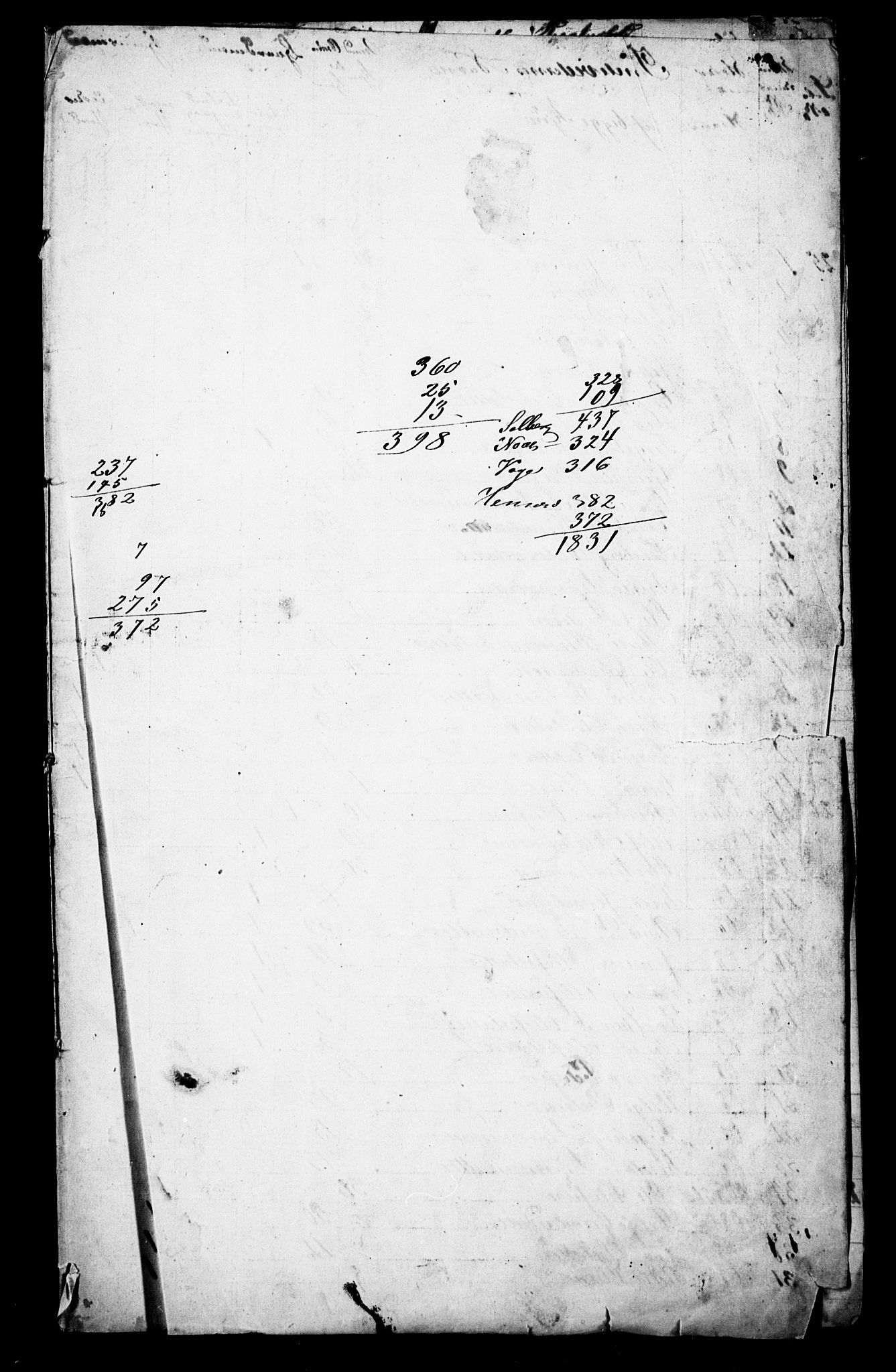 , Folketelling 1855 for 0817S1 Drangedal prestegjeld, Drangedal sokn, 1855, s. 2