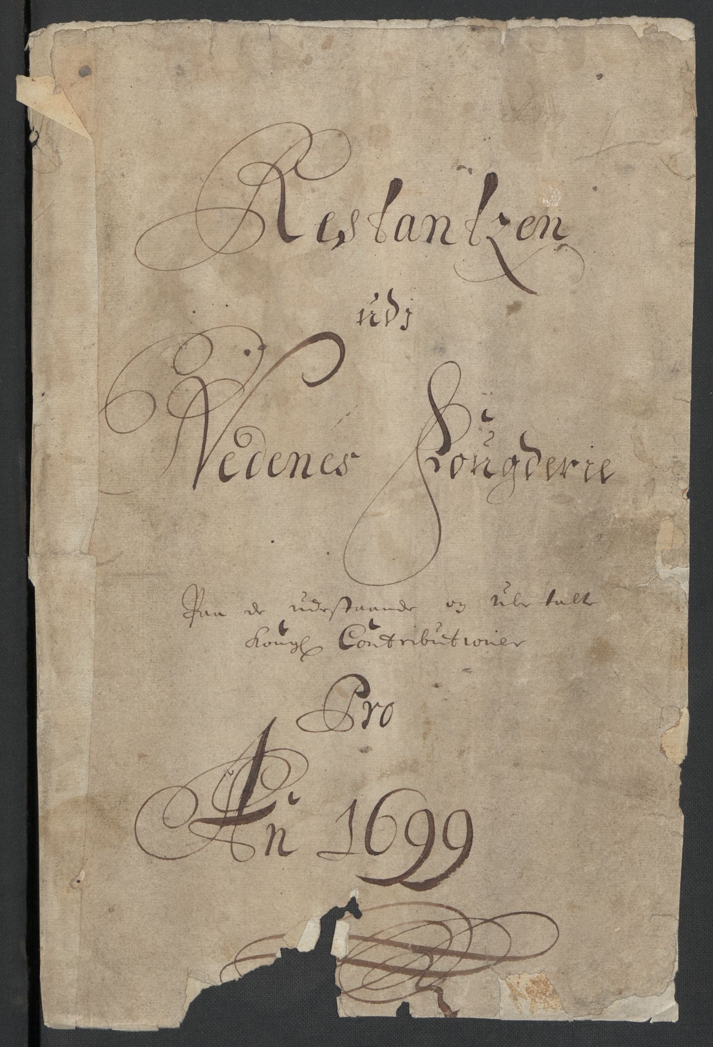 Rentekammeret inntil 1814, Reviderte regnskaper, Fogderegnskap, AV/RA-EA-4092/R39/L2314: Fogderegnskap Nedenes, 1698-1699, s. 143