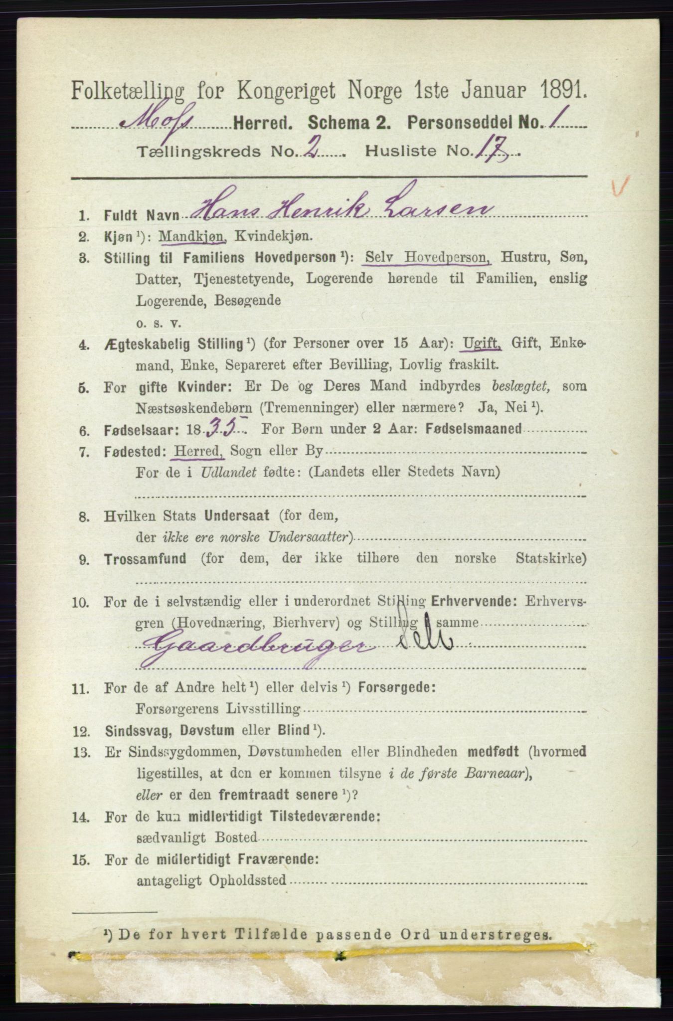 RA, Folketelling 1891 for 0194 Moss herred, 1891, s. 983
