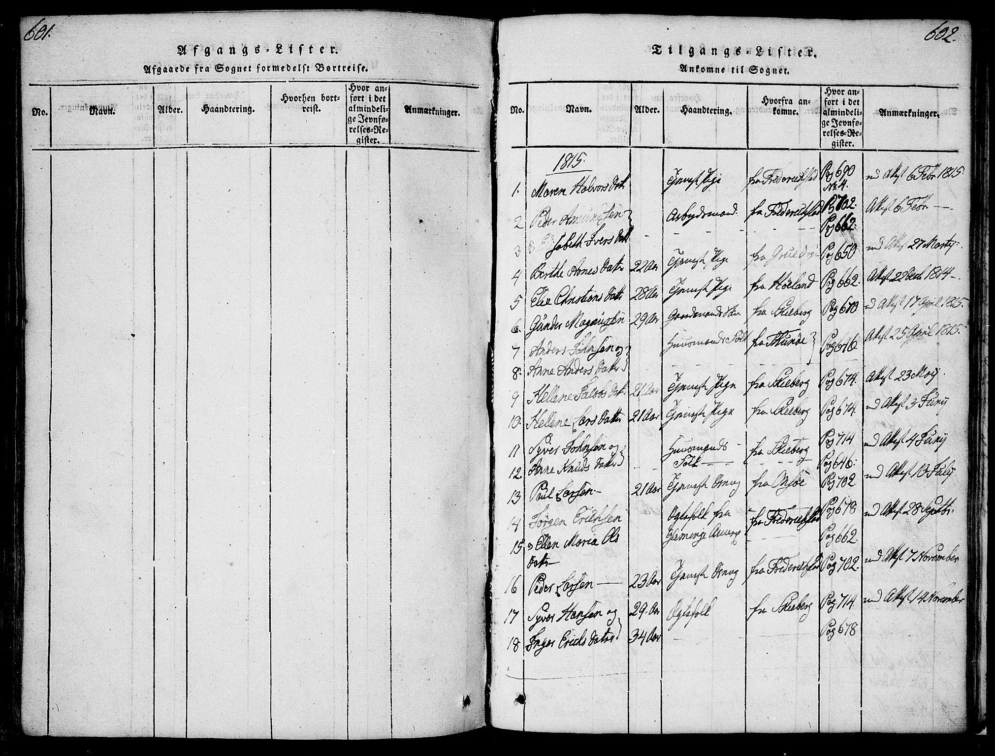 Borge prestekontor Kirkebøker, SAO/A-10903/F/Fa/L0003: Ministerialbok nr. I 3, 1815-1836, s. 601-602