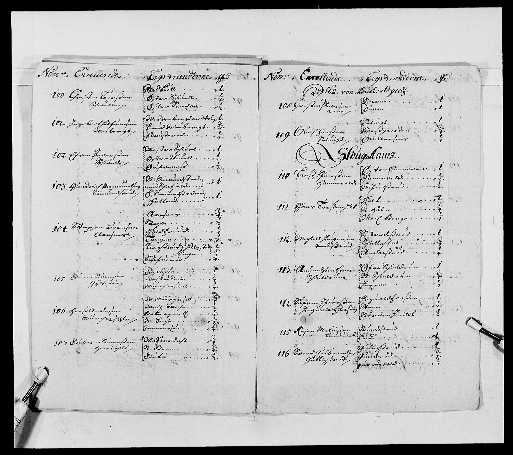 Kommanderende general (KG I) med Det norske krigsdirektorium, AV/RA-EA-5419/E/Ea/L0493: Smålenske regiment, 1643-1694, s. 420