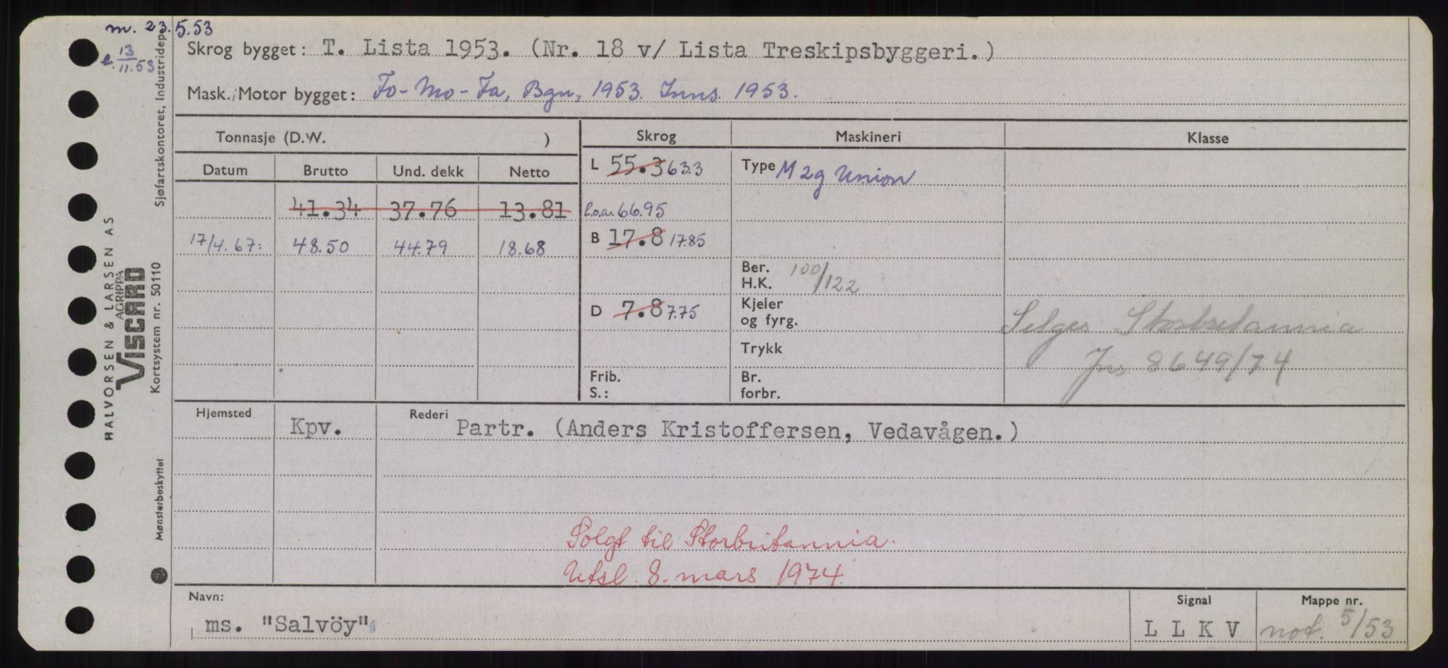 Sjøfartsdirektoratet med forløpere, Skipsmålingen, AV/RA-S-1627/H/Hd/L0031: Fartøy, Rju-Sam, s. 645