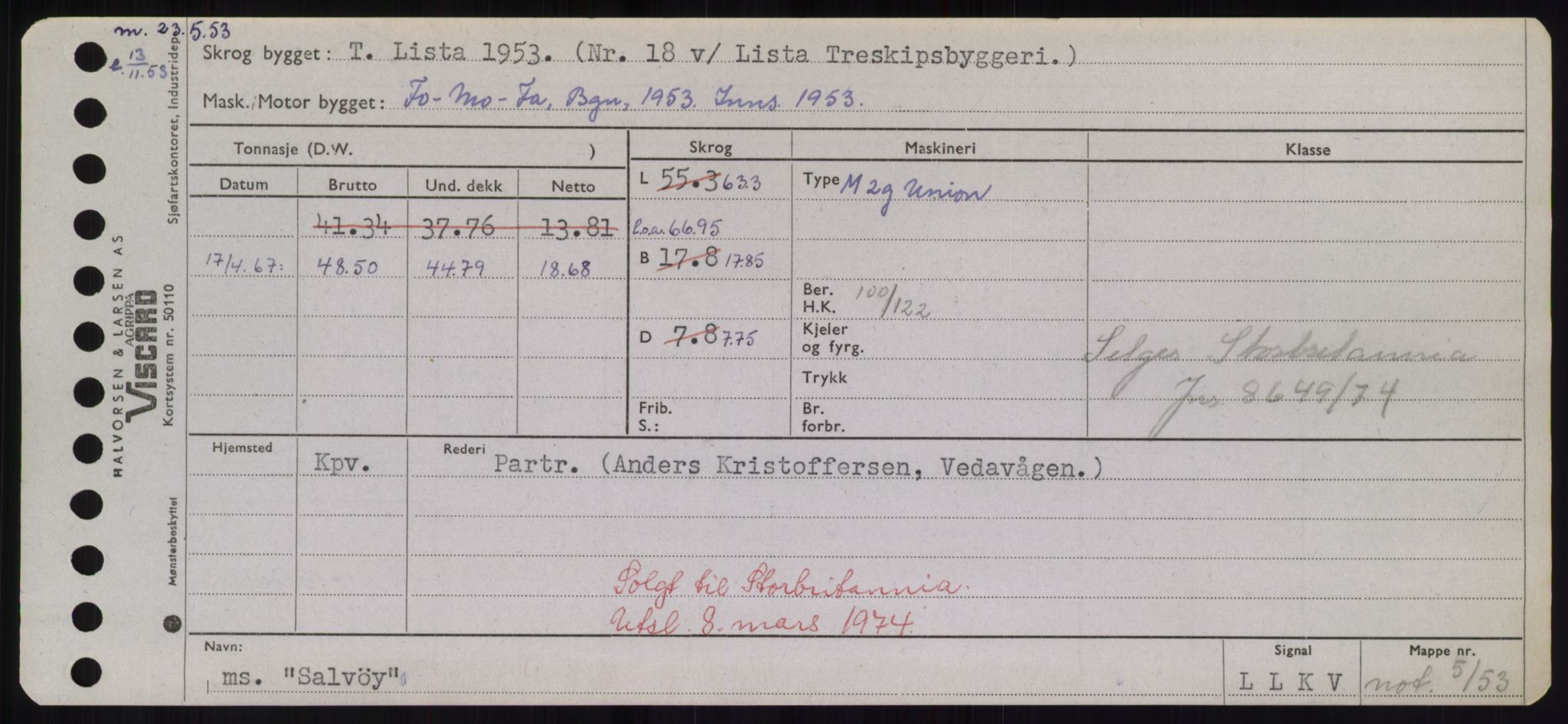 Sjøfartsdirektoratet med forløpere, Skipsmålingen, RA/S-1627/H/Hd/L0031: Fartøy, Rju-Sam, s. 645