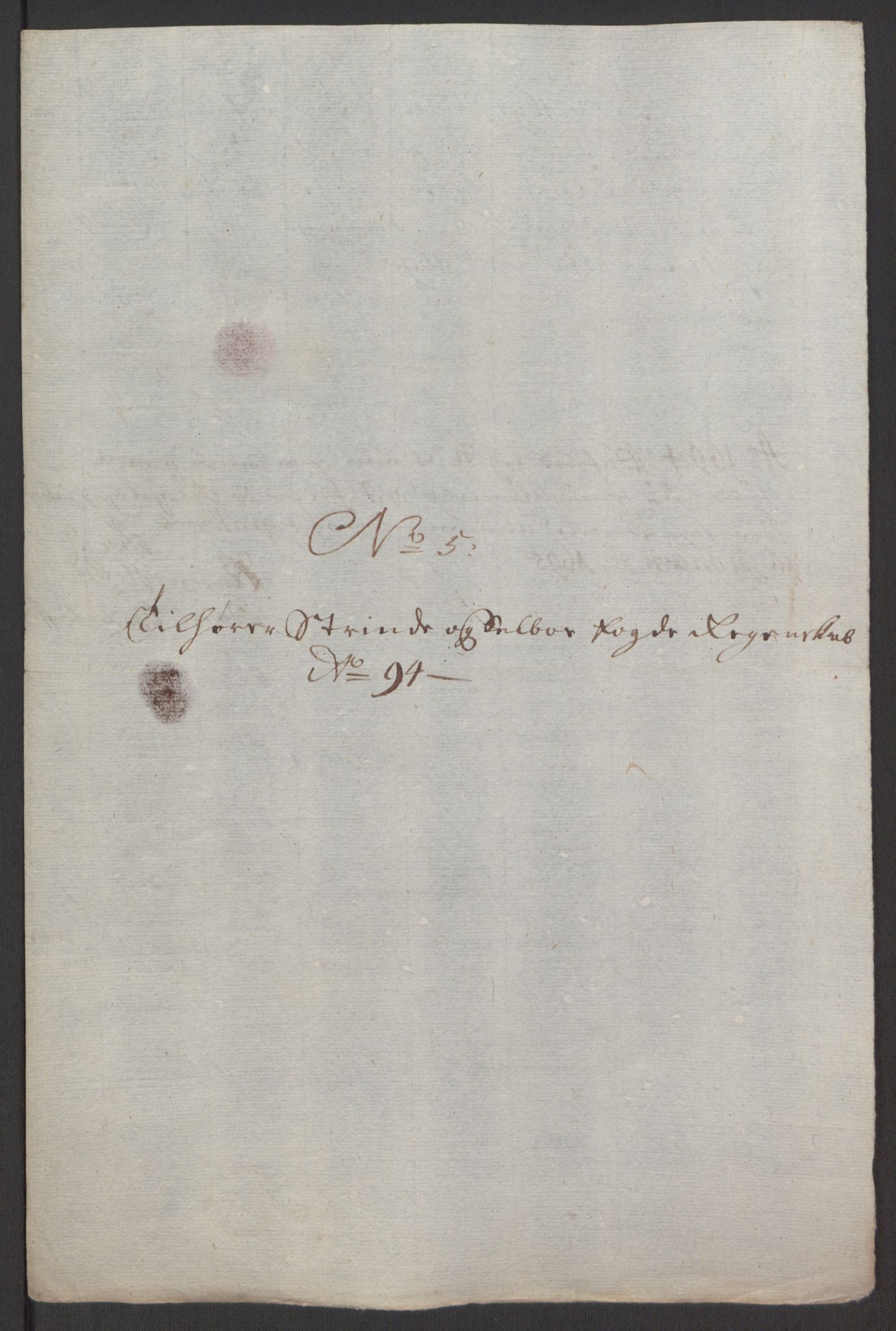 Rentekammeret inntil 1814, Reviderte regnskaper, Fogderegnskap, AV/RA-EA-4092/R61/L4104: Fogderegnskap Strinda og Selbu, 1693-1694, s. 293