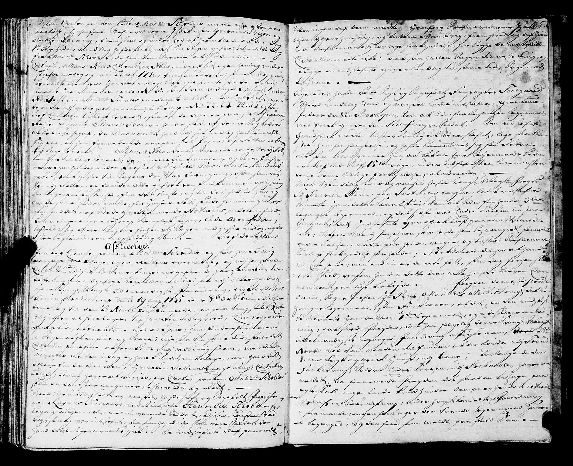 Nordmøre sorenskriveri, SAT/A-4132/1/1/1A/L0019: Tingbok nr. 18, 1733-1736, s. 165