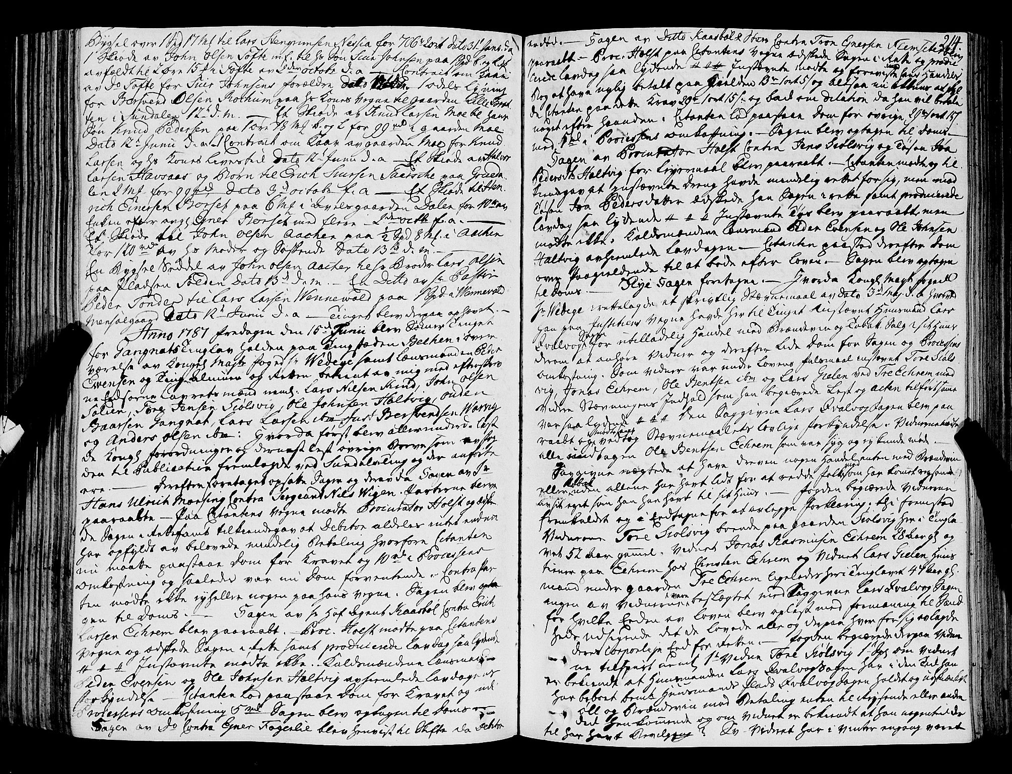 Nordmøre sorenskriveri, AV/SAT-A-4132/1/1/1A/L0027: Tingbok nr. 25, 1782-1791, s. 214