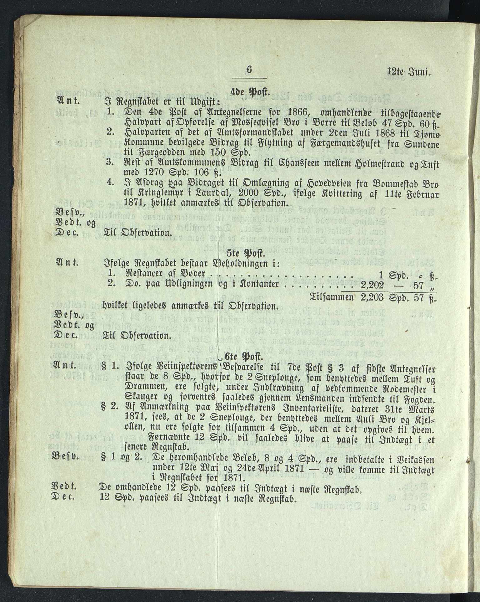 Vestfold fylkeskommune. Fylkestinget, VEMU/A-1315/A/Ab/Abb/L0001/0018: Fylkestingsforhandlinger / Fylkestingsforhandling, 1855