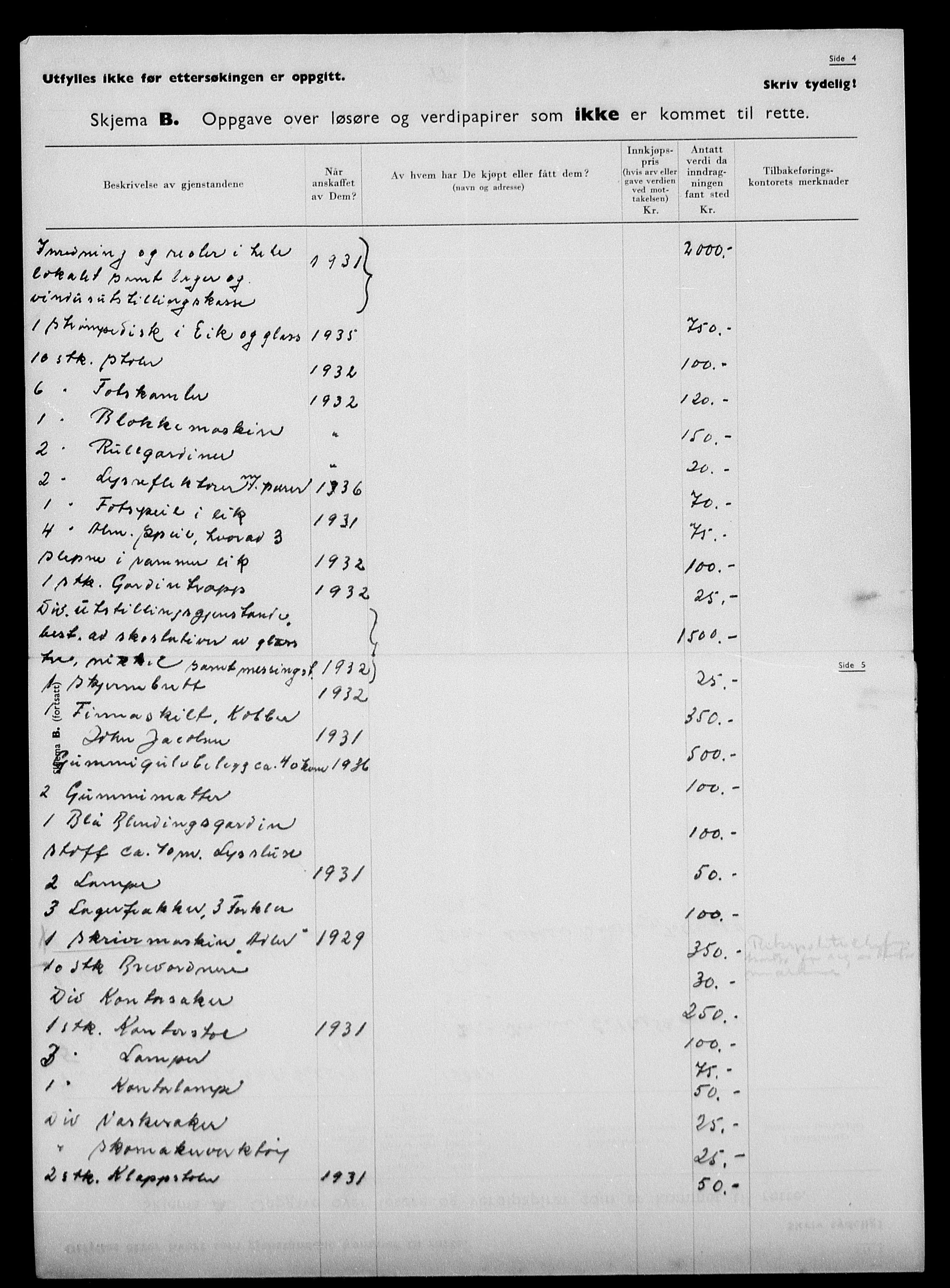 Justisdepartementet, Tilbakeføringskontoret for inndratte formuer, RA/S-1564/H/Hc/Hcc/L0946: --, 1945-1947, s. 9