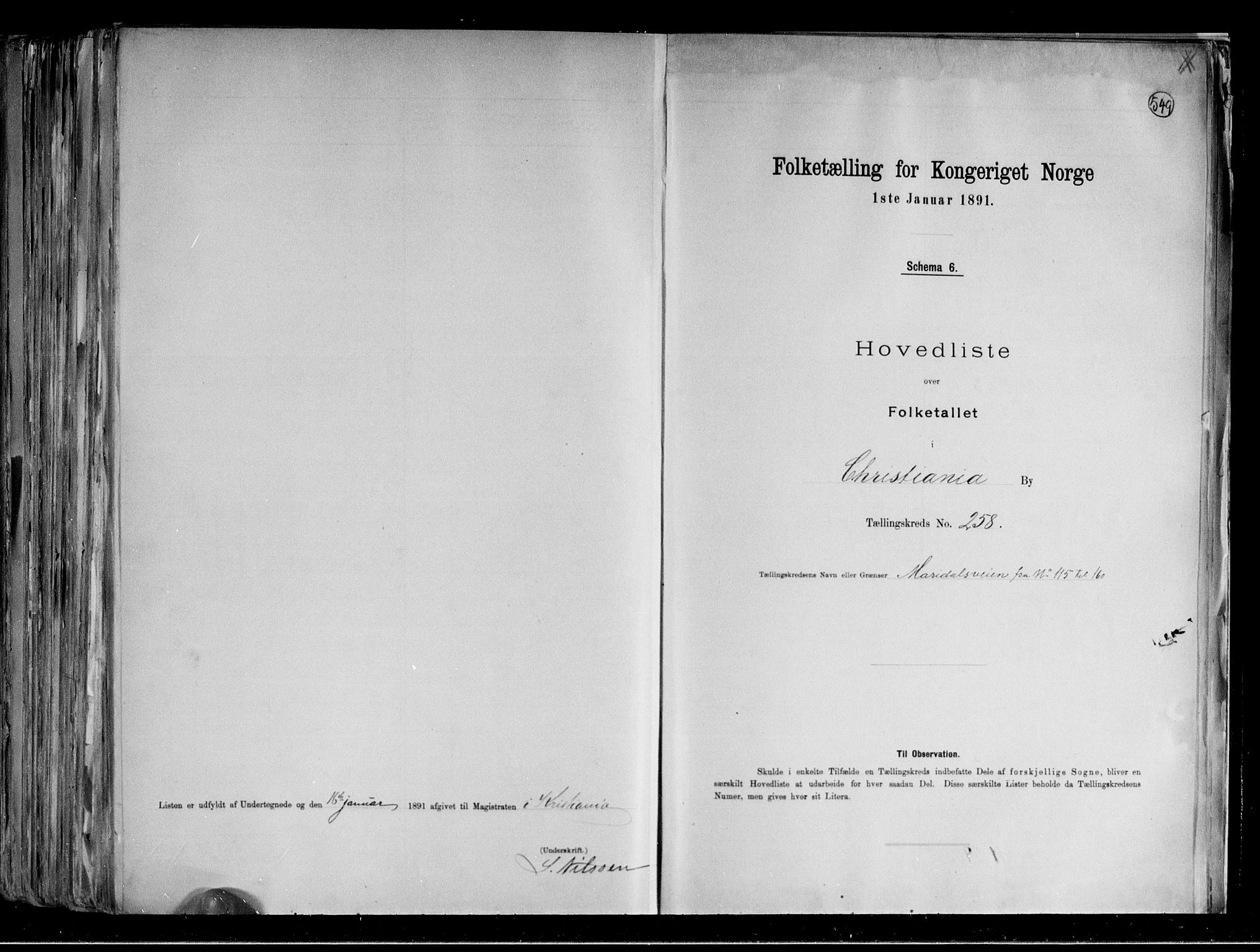 RA, Folketelling 1891 for 0301 Kristiania kjøpstad, 1891, s. 151061